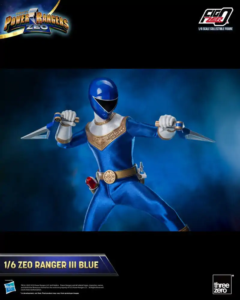 Power Rangers Zeo FigZero akcijska figura 1/6 Ranger III Blue 30 cm fotografija proizvoda