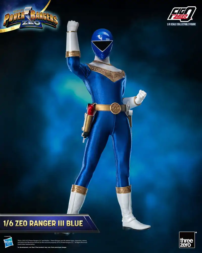 Power Rangers Zeo FigZero akcijska figura 1/6 Ranger III Blue 30 cm fotografija proizvoda