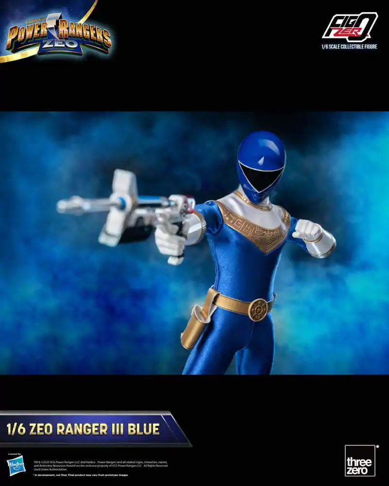 Power Rangers Zeo FigZero akcijska figura 1/6 Ranger III Blue 30 cm fotografija proizvoda