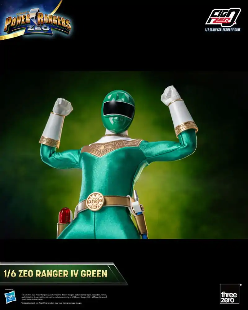 Power Rangers Zeo FigZero akcijska figura 1/6 Ranger IV Green 30 cm fotografija proizvoda