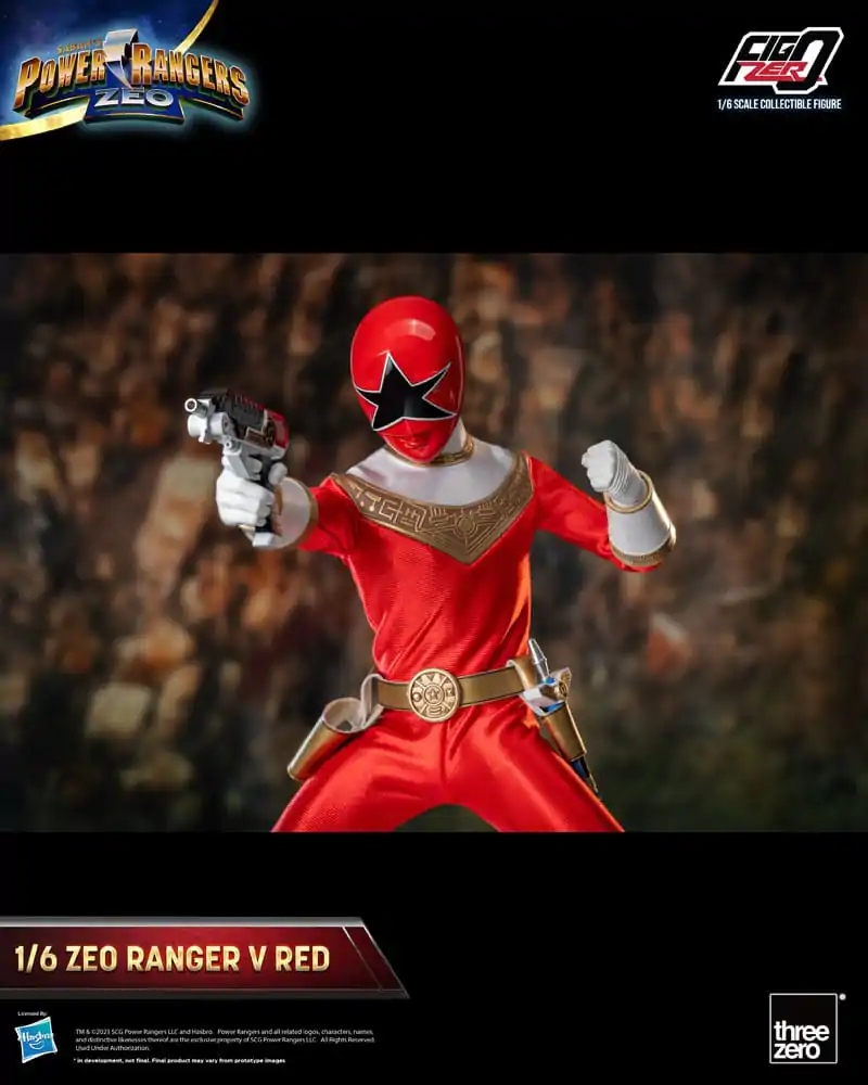 Power Rangers Zeo FigZero Akcijska Figura 1/6 Ranger V Red 30 cm fotografija proizvoda