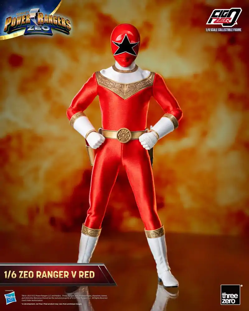 Power Rangers Zeo FigZero Akcijska Figura 1/6 Ranger V Red 30 cm fotografija proizvoda