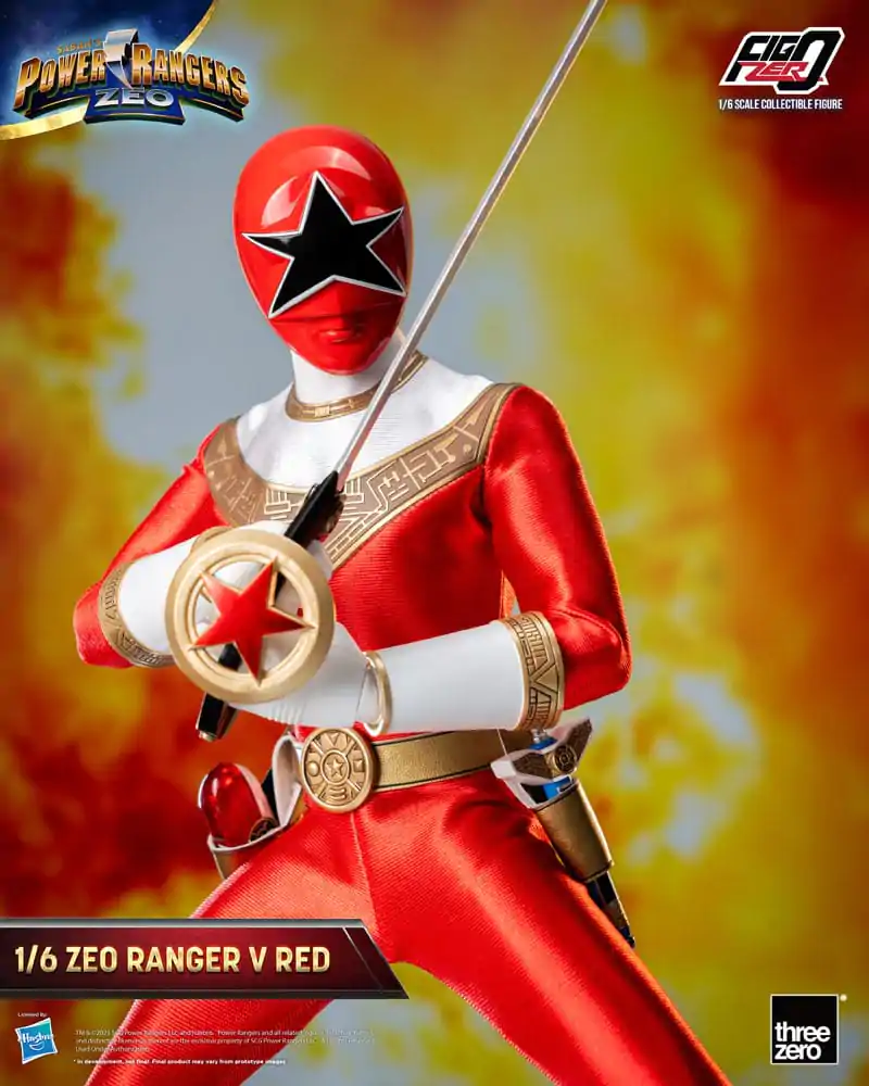 Power Rangers Zeo FigZero Akcijska Figura 1/6 Ranger V Red 30 cm fotografija proizvoda