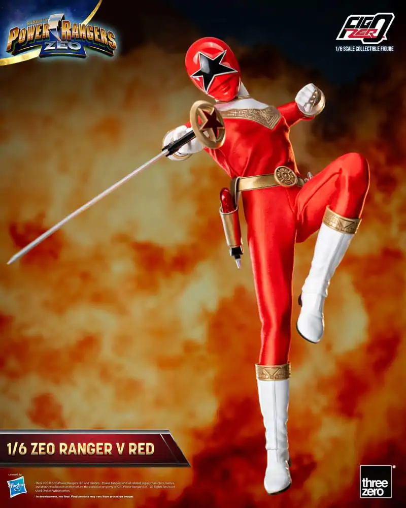 Power Rangers Zeo FigZero Akcijska Figura 1/6 Ranger V Red 30 cm fotografija proizvoda