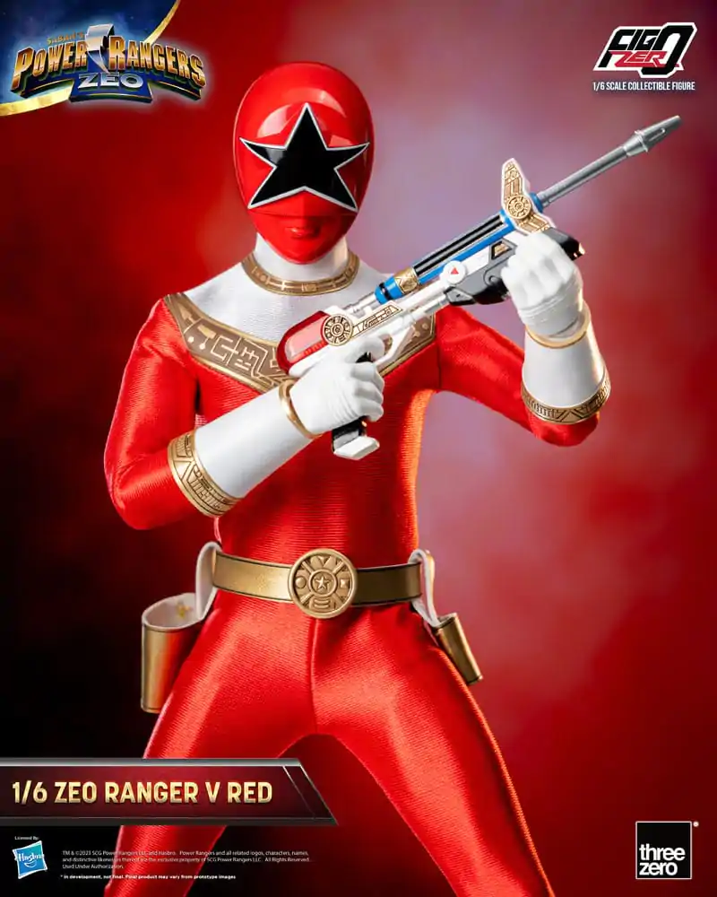 Power Rangers Zeo FigZero Akcijska Figura 1/6 Ranger V Red 30 cm fotografija proizvoda