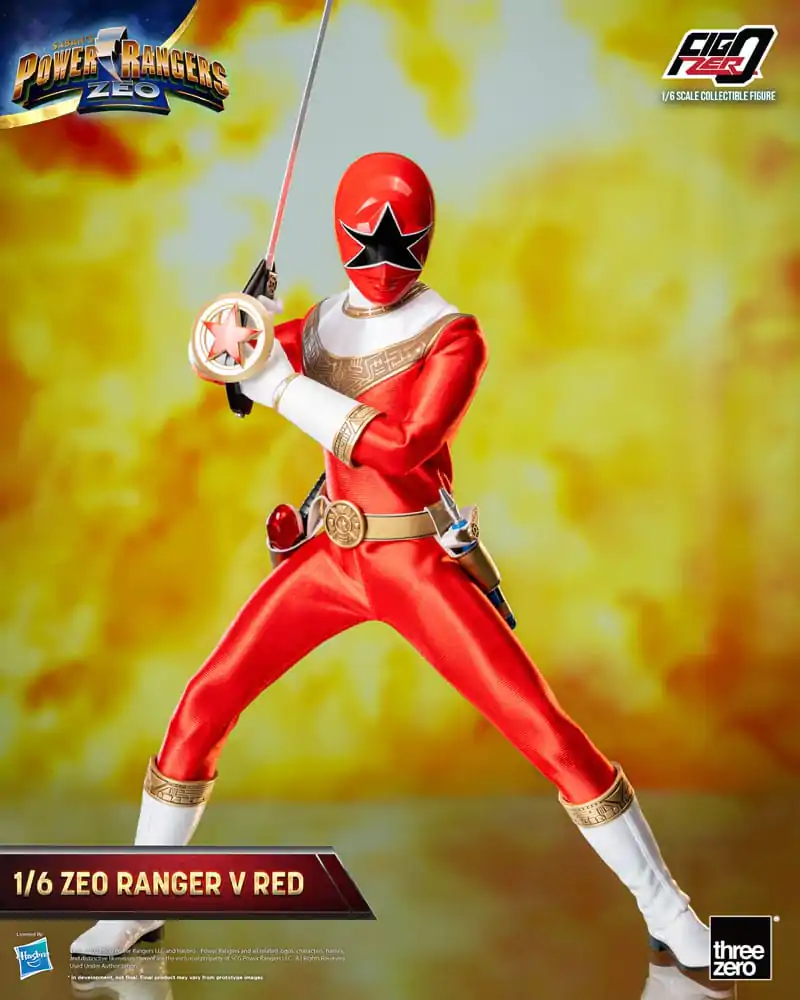 Power Rangers Zeo FigZero Akcijska Figura 1/6 Ranger V Red 30 cm fotografija proizvoda