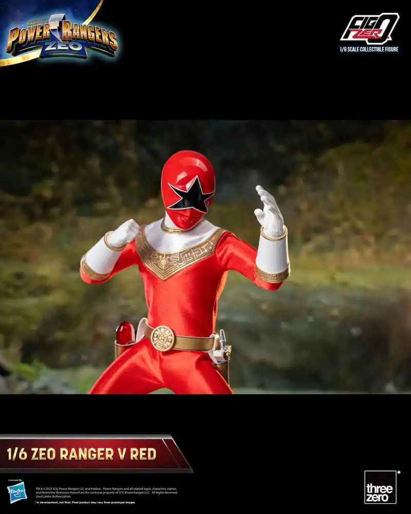 Power Rangers Zeo FigZero Akcijska Figura 1/6 Ranger V Red 30 cm fotografija proizvoda