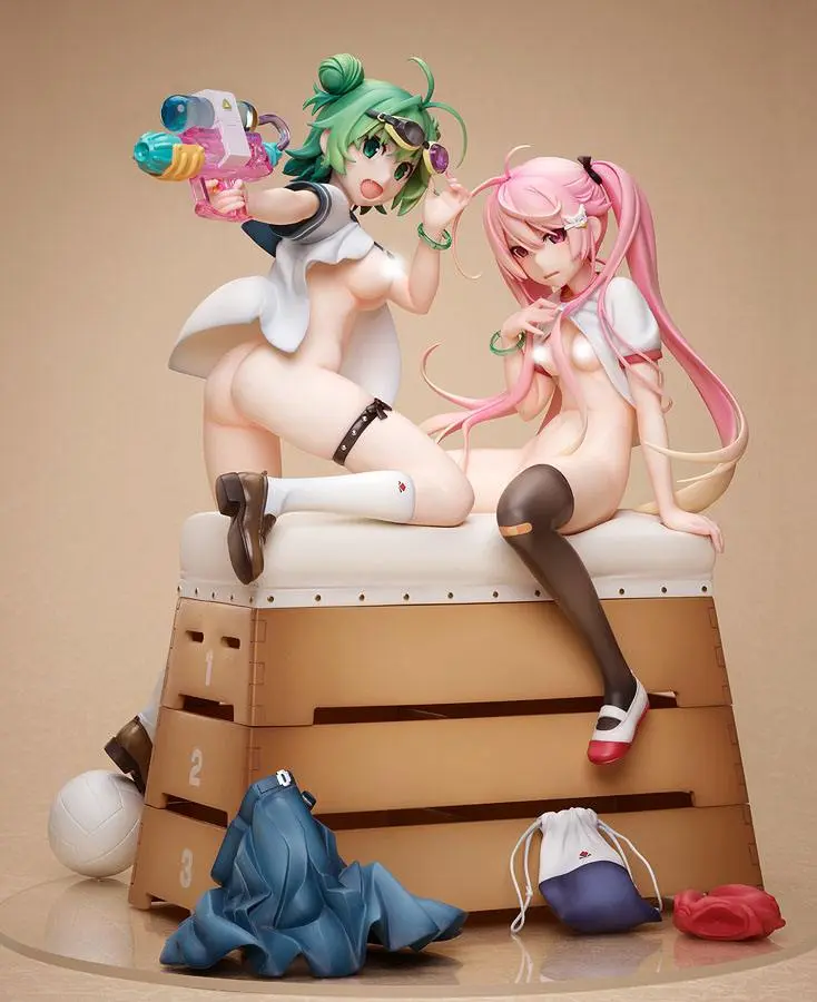 Poyoyon Rock Artwork Collection PVC Kip 1/5.5 Midori & Pink Sukumizu 28 cm fotografija proizvoda