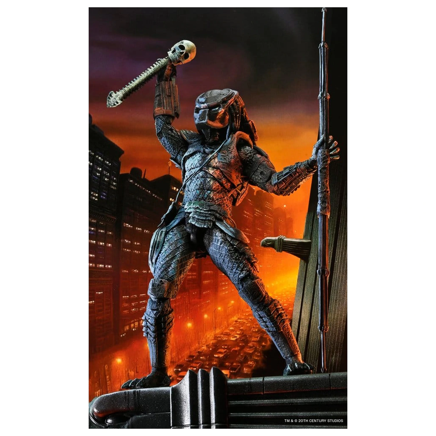 Predator 2 Action Figure City Hunter Poster Series 18 cm fotografija proizvoda