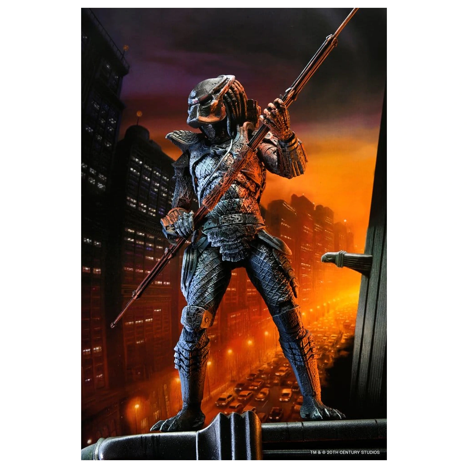 Predator 2 Action Figure City Hunter Poster Series 18 cm fotografija proizvoda