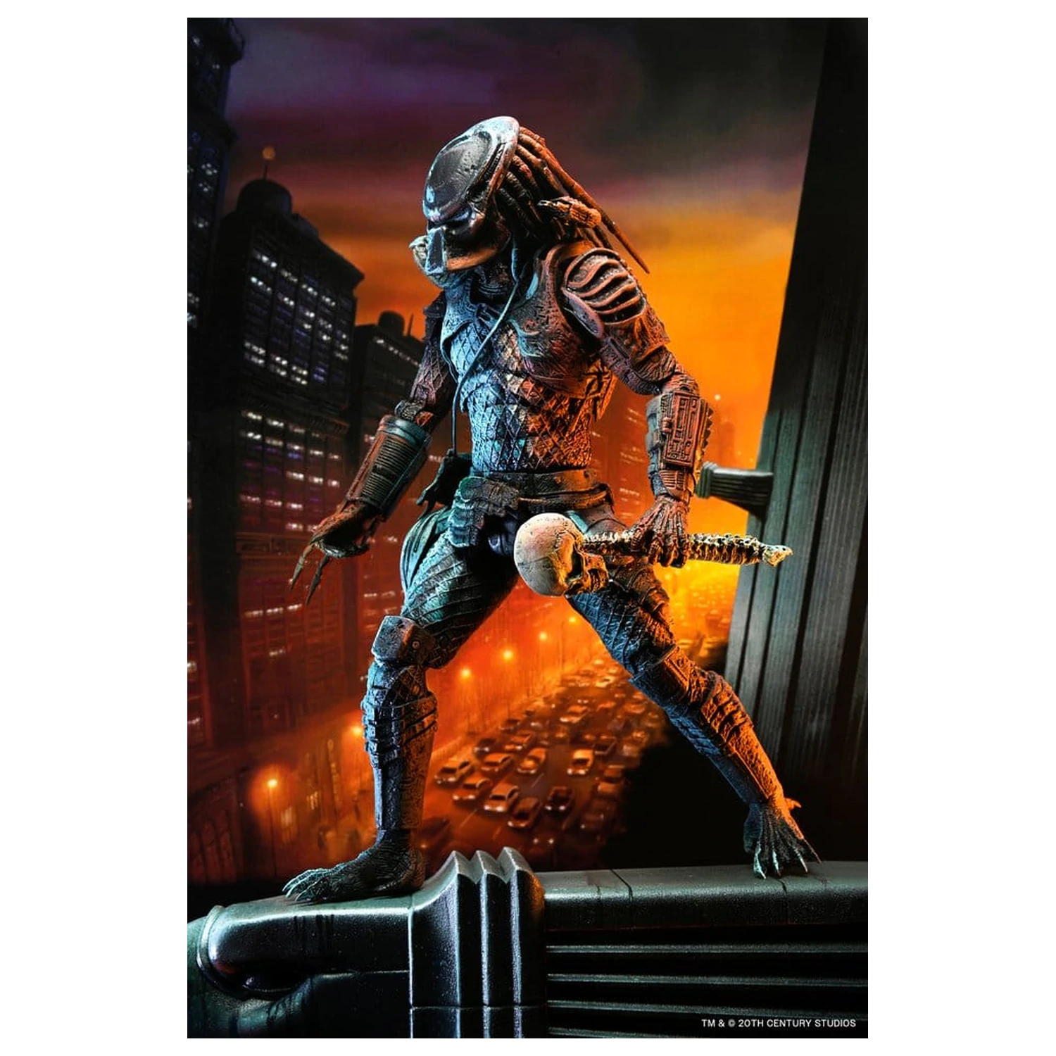 Predator 2 Action Figure City Hunter Poster Series 18 cm fotografija proizvoda