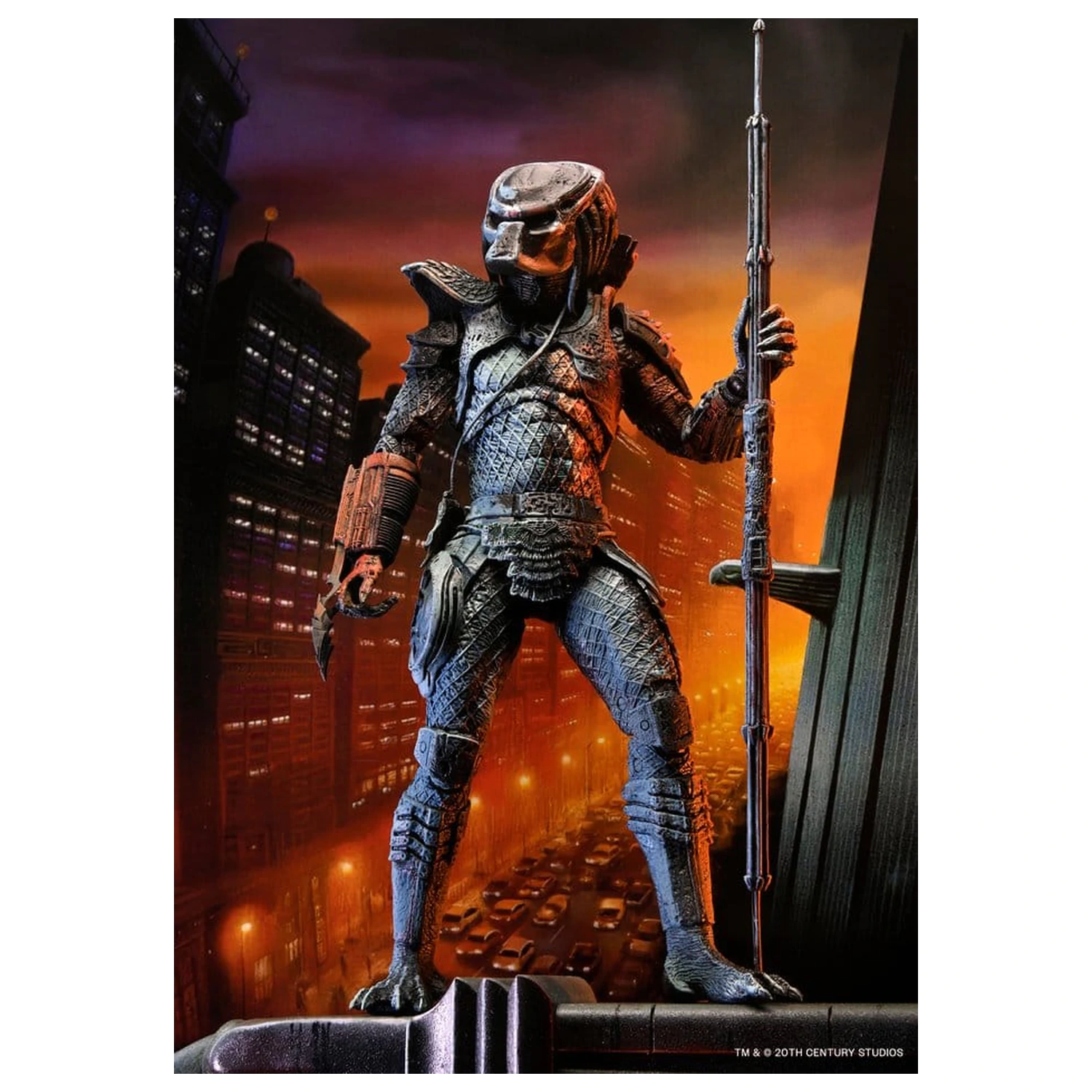 Predator 2 Action Figure City Hunter Poster Series 18 cm fotografija proizvoda