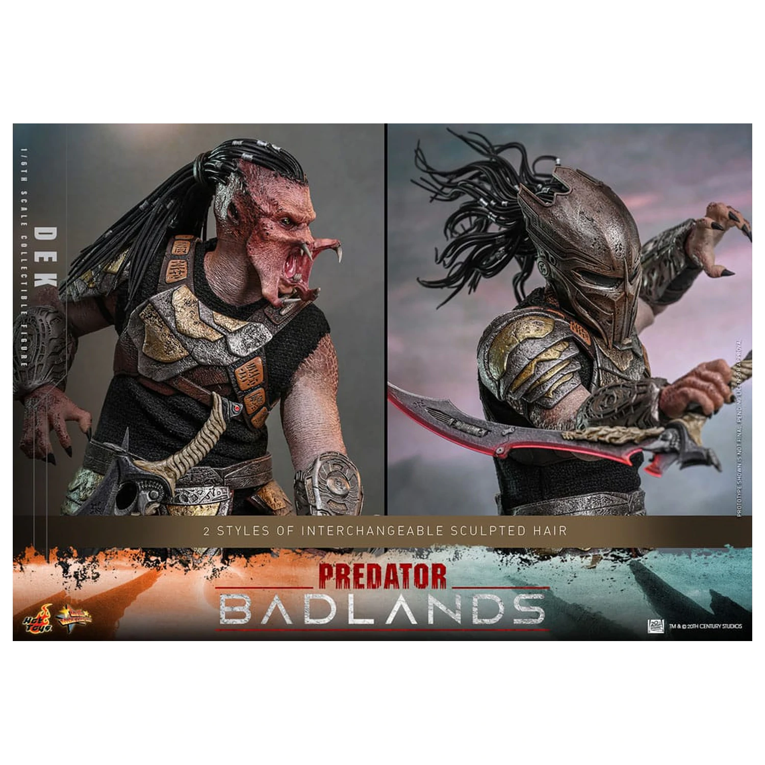 Predator: Badlands Movie Masterpiece akcijska figura 1/6 Dek 30 cm fotografija proizvoda