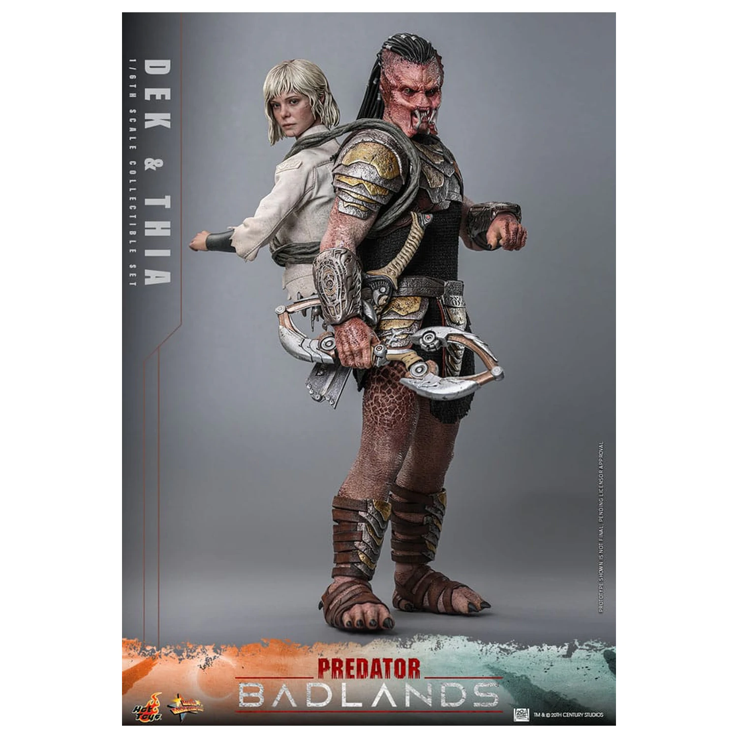 Predator: Badlands Movie Masterpiece akcijska figura 1/6 Dek & Thia 30 cm fotografija proizvoda