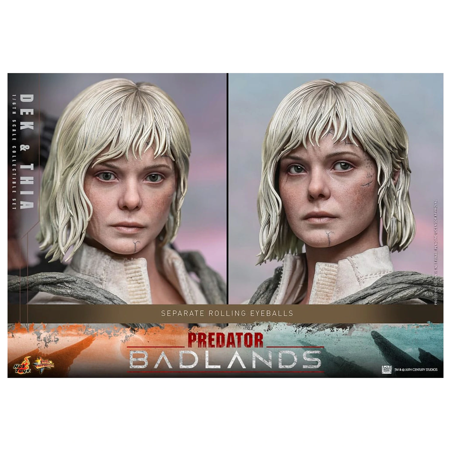 Predator: Badlands Movie Masterpiece akcijska figura 1/6 Dek & Thia 30 cm fotografija proizvoda