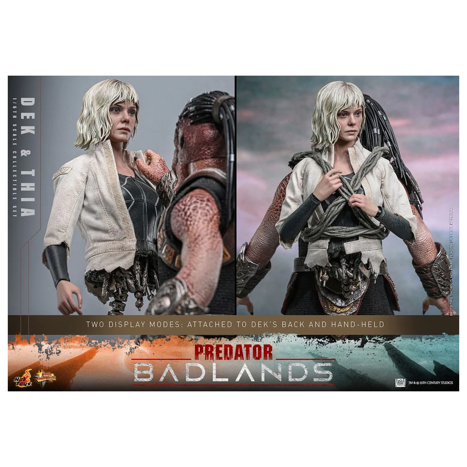 Predator: Badlands Movie Masterpiece akcijska figura 1/6 Dek & Thia 30 cm fotografija proizvoda