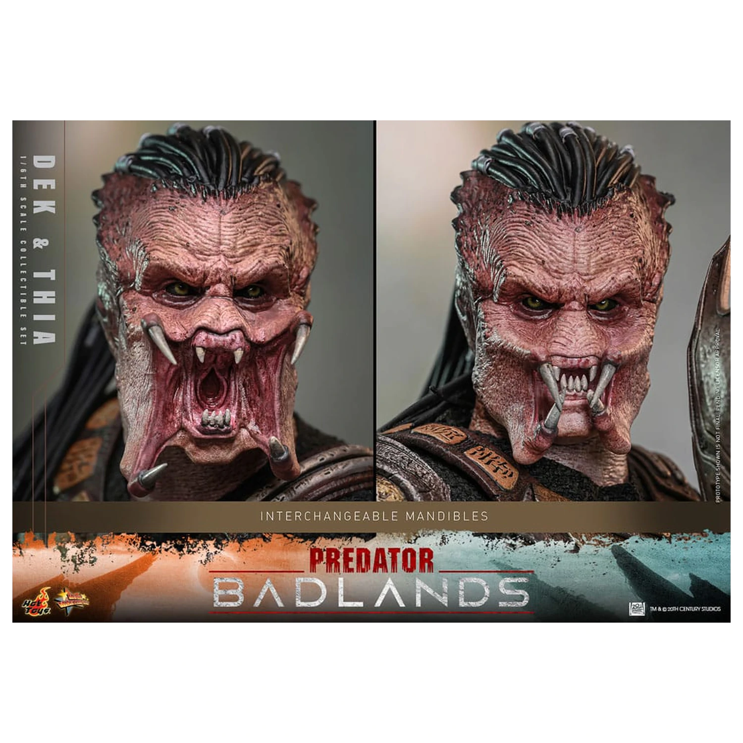 Predator: Badlands Movie Masterpiece akcijska figura 1/6 Dek & Thia 30 cm fotografija proizvoda