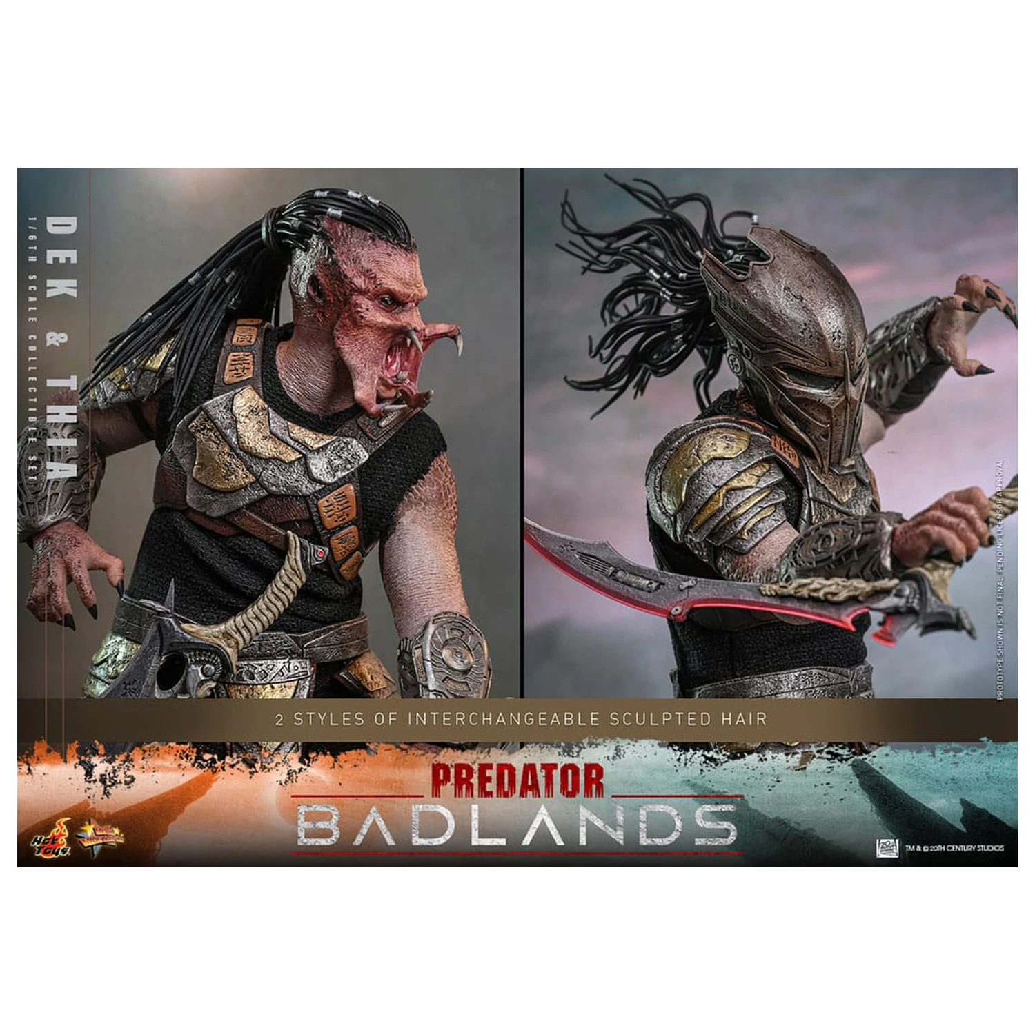 Predator: Badlands Movie Masterpiece akcijska figura 1/6 Dek & Thia 30 cm fotografija proizvoda
