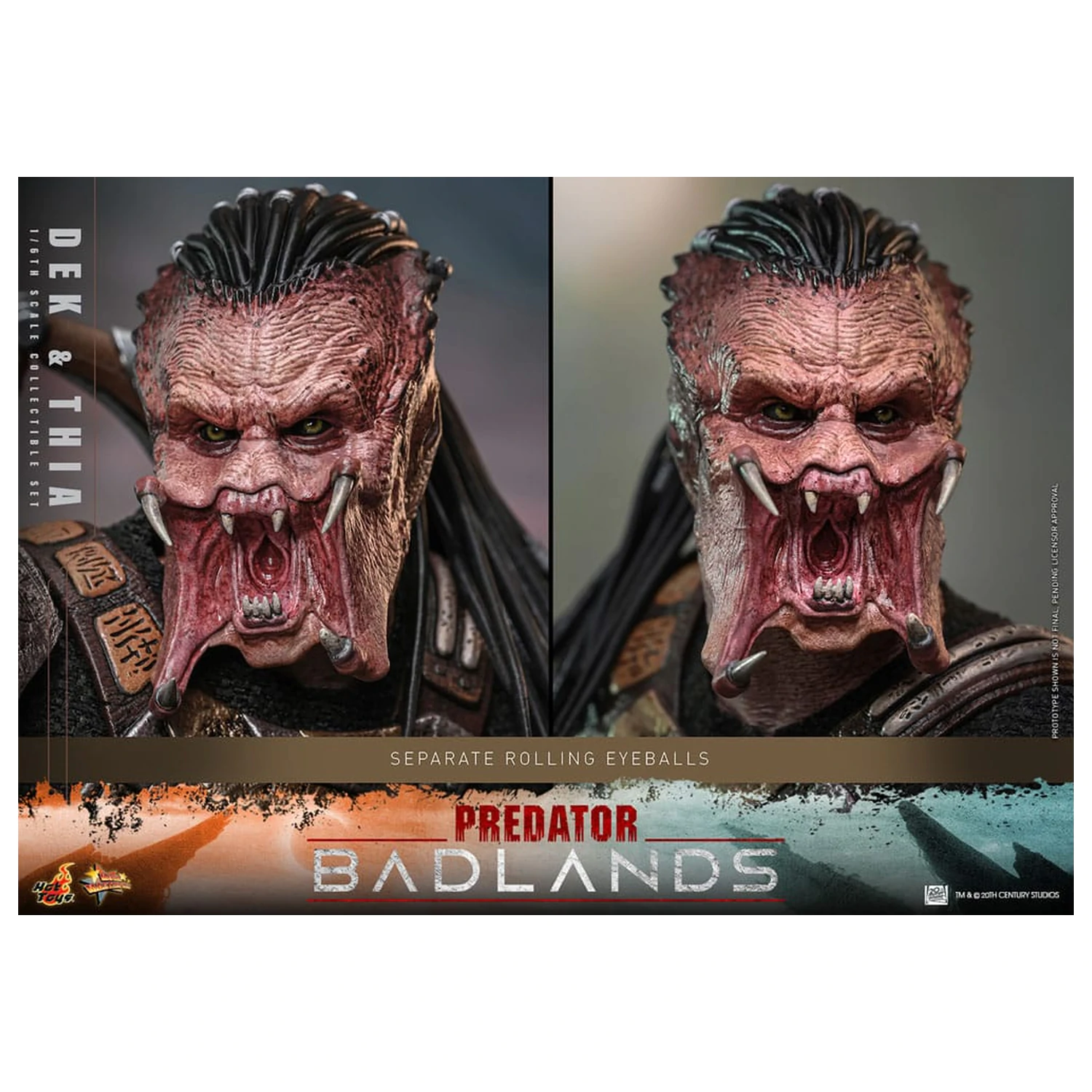 Predator: Badlands Movie Masterpiece akcijska figura 1/6 Dek & Thia 30 cm fotografija proizvoda