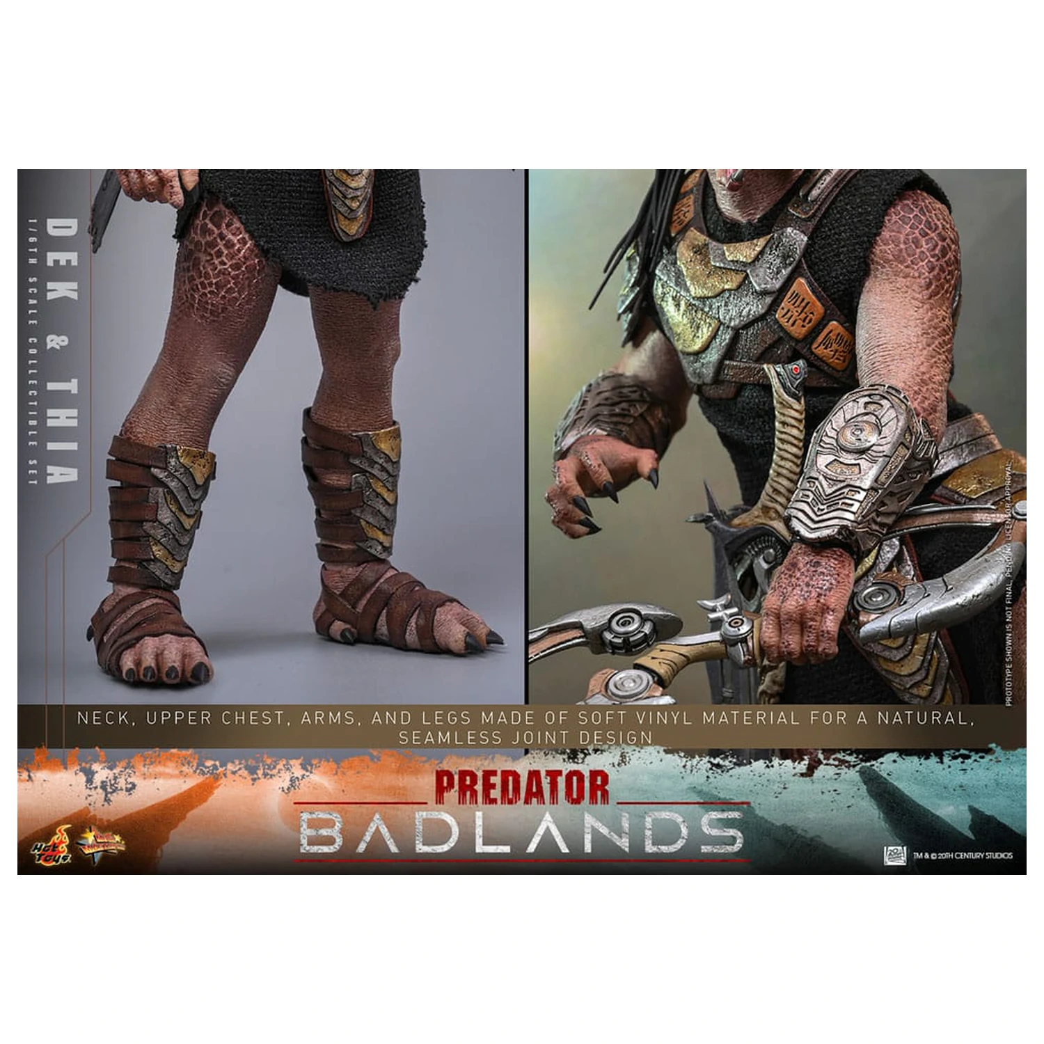 Predator: Badlands Movie Masterpiece akcijska figura 1/6 Dek & Thia 30 cm fotografija proizvoda