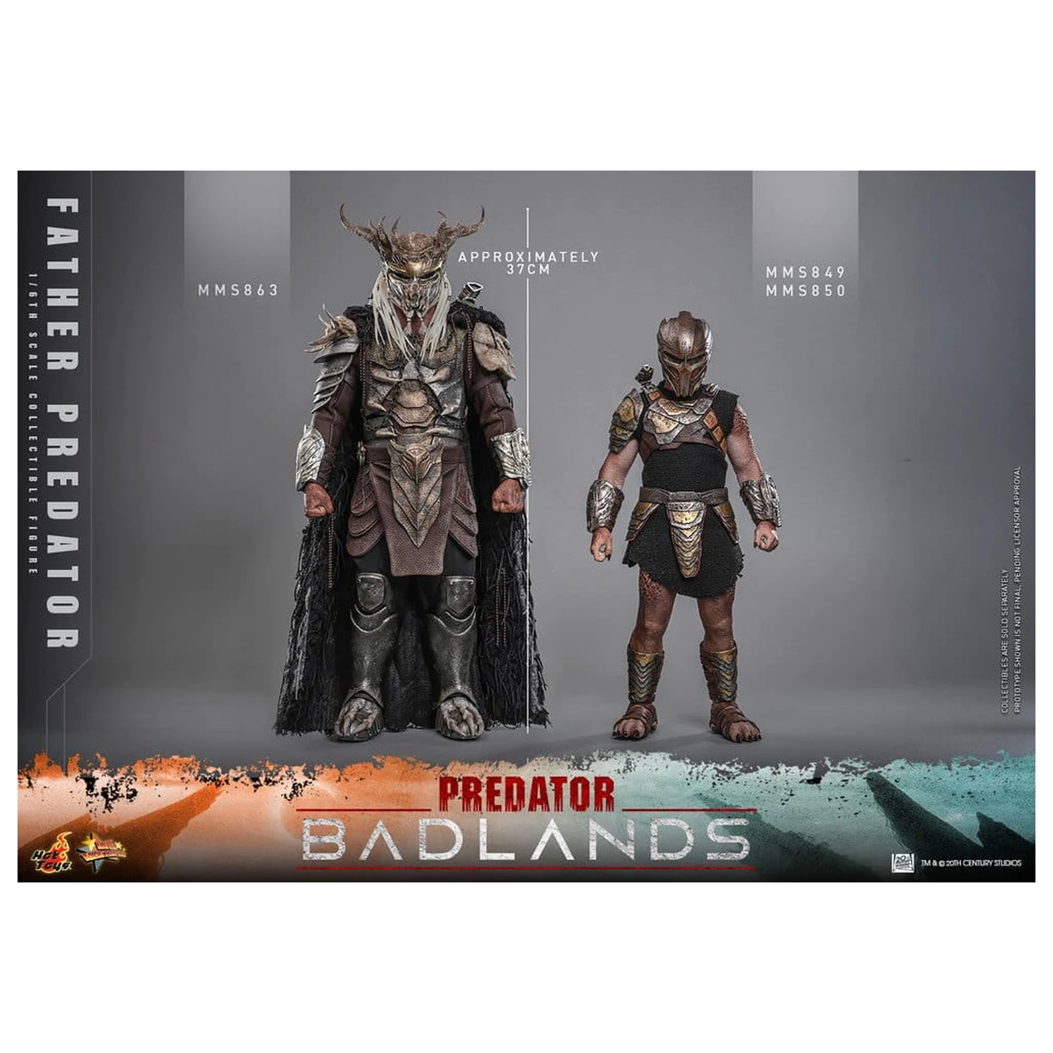 Predator: Badlands Movie Masterpiece akcijska figura 1/6 Njohrr 36 cm fotografija proizvoda