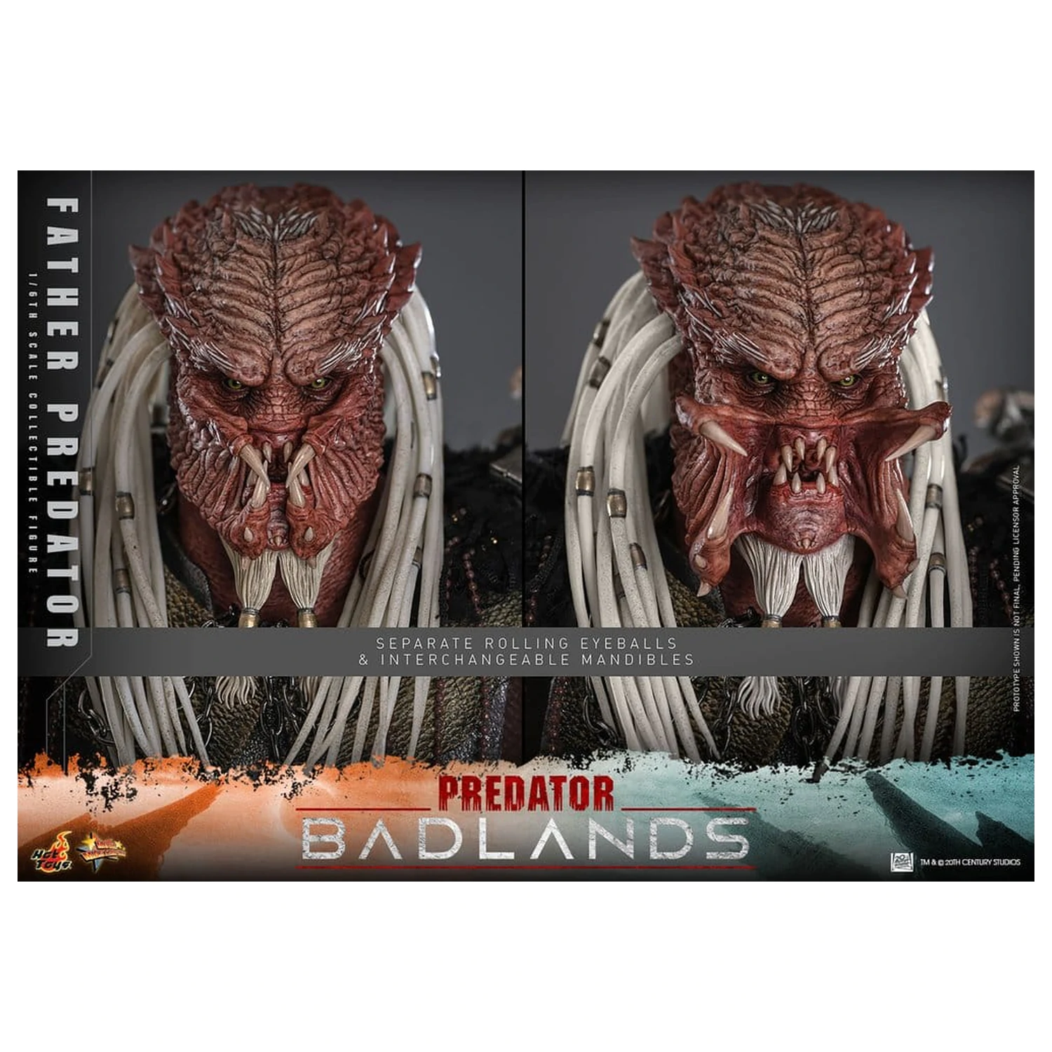 Predator: Badlands Movie Masterpiece akcijska figura 1/6 Njohrr 36 cm fotografija proizvoda