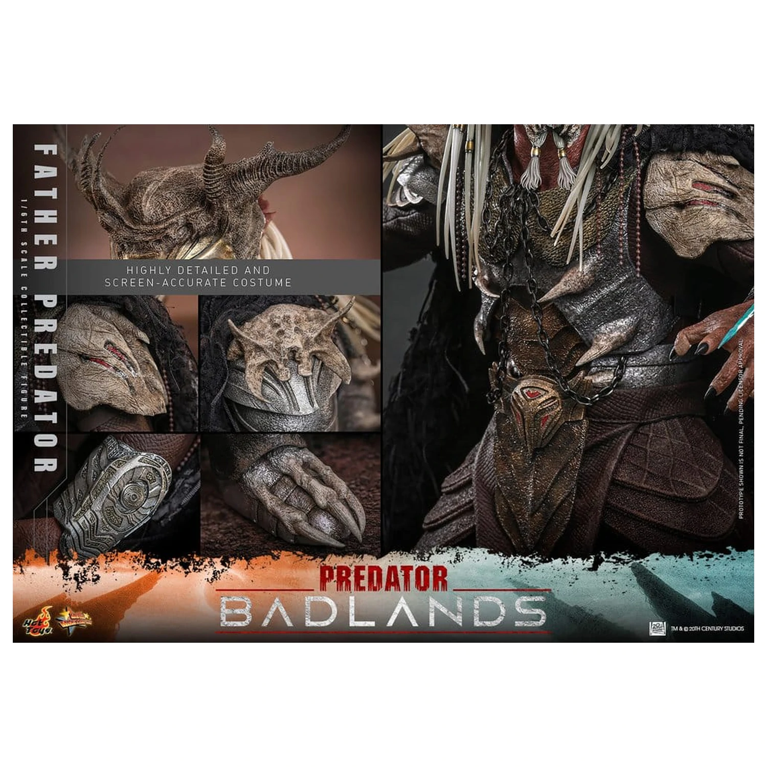 Predator: Badlands Movie Masterpiece akcijska figura 1/6 Njohrr 36 cm fotografija proizvoda
