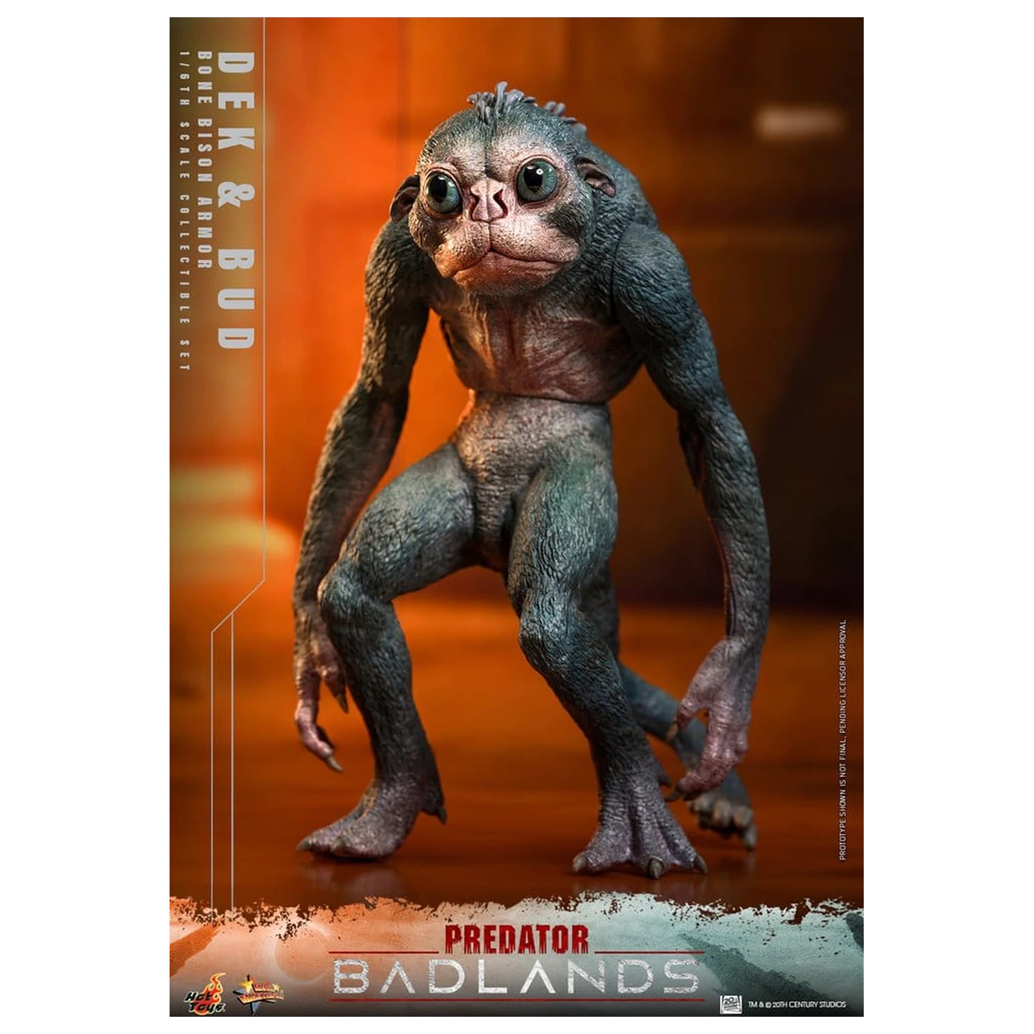 Predator: Badlands Movie Masterpiece akcijske figure 2-pakiranje 1/6 Dek (Bone Bison Armor) i Bud 31 cm fotografija proizvoda