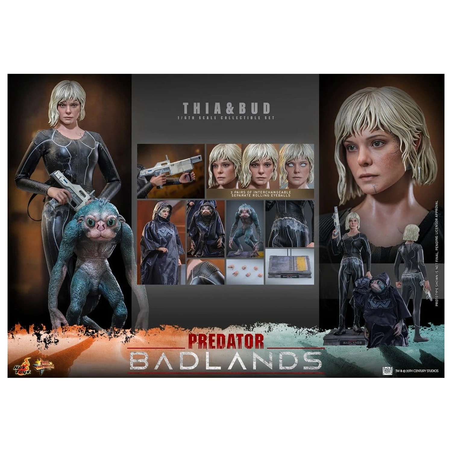 Predator figura u mjerilu 1/6 Thia i Bud set, 29 cm fotografija proizvoda