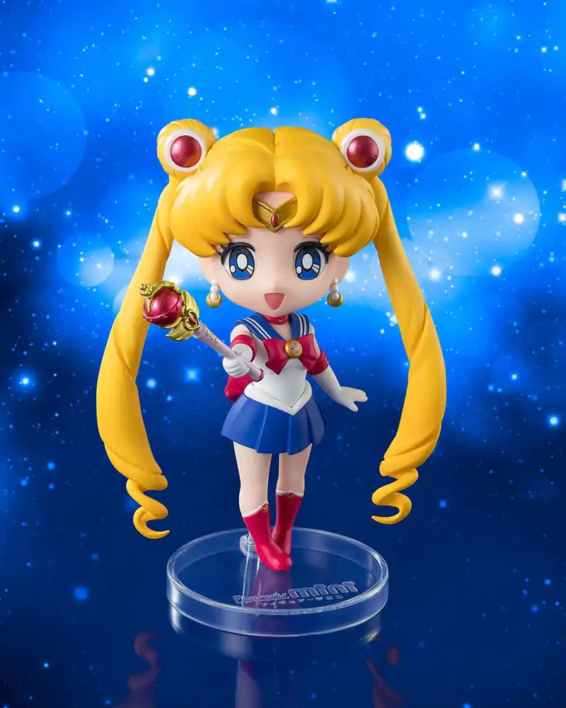 Pretty Guardian Sailor Moon R Figuarts mini akcijska figura Sailor Moon Crystal Star Compact Edition 9 cm fotografija proizvoda