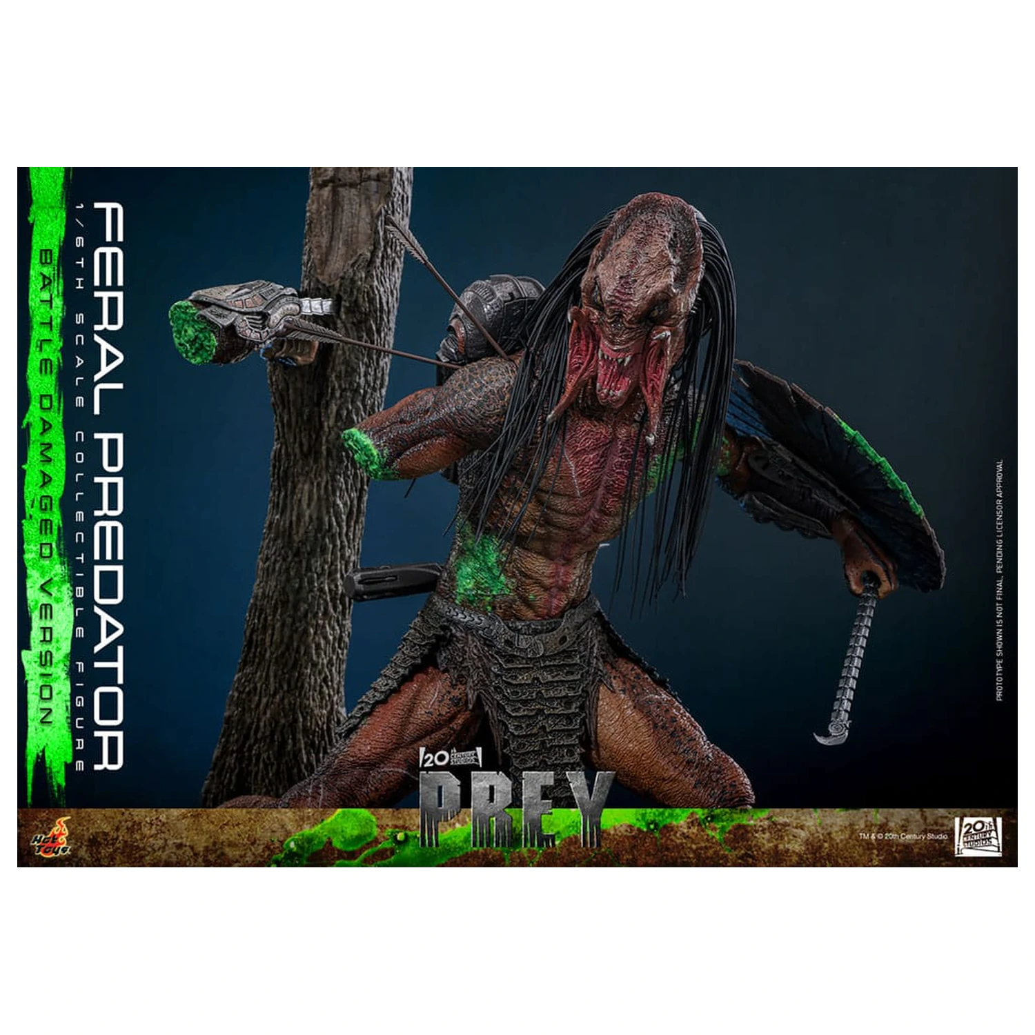 Prey akcijska figura 1/6 Feral Predator (oštećena u borbi verzija) 37 cm fotografija proizvoda