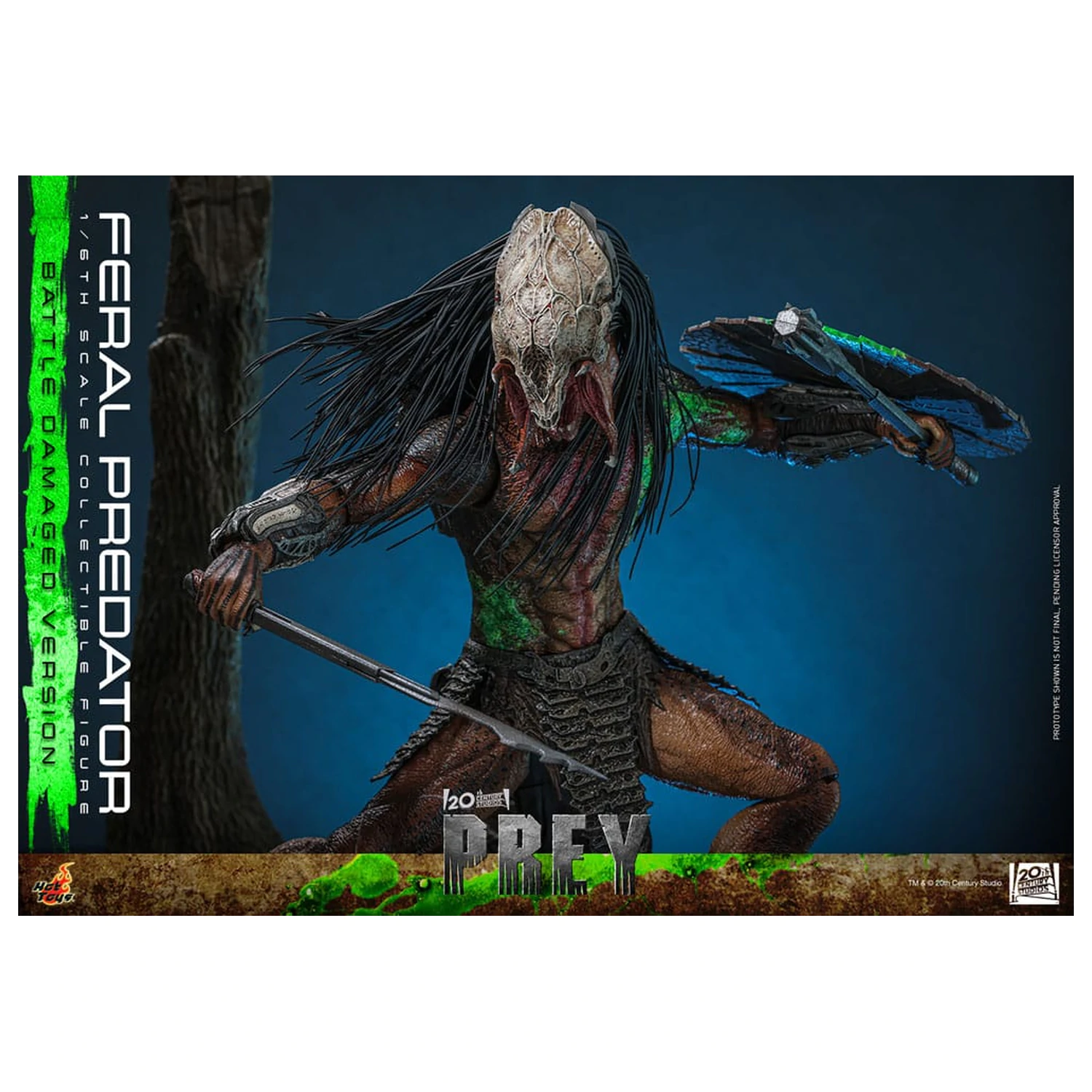 Prey akcijska figura 1/6 Feral Predator (oštećena u borbi verzija) 37 cm fotografija proizvoda
