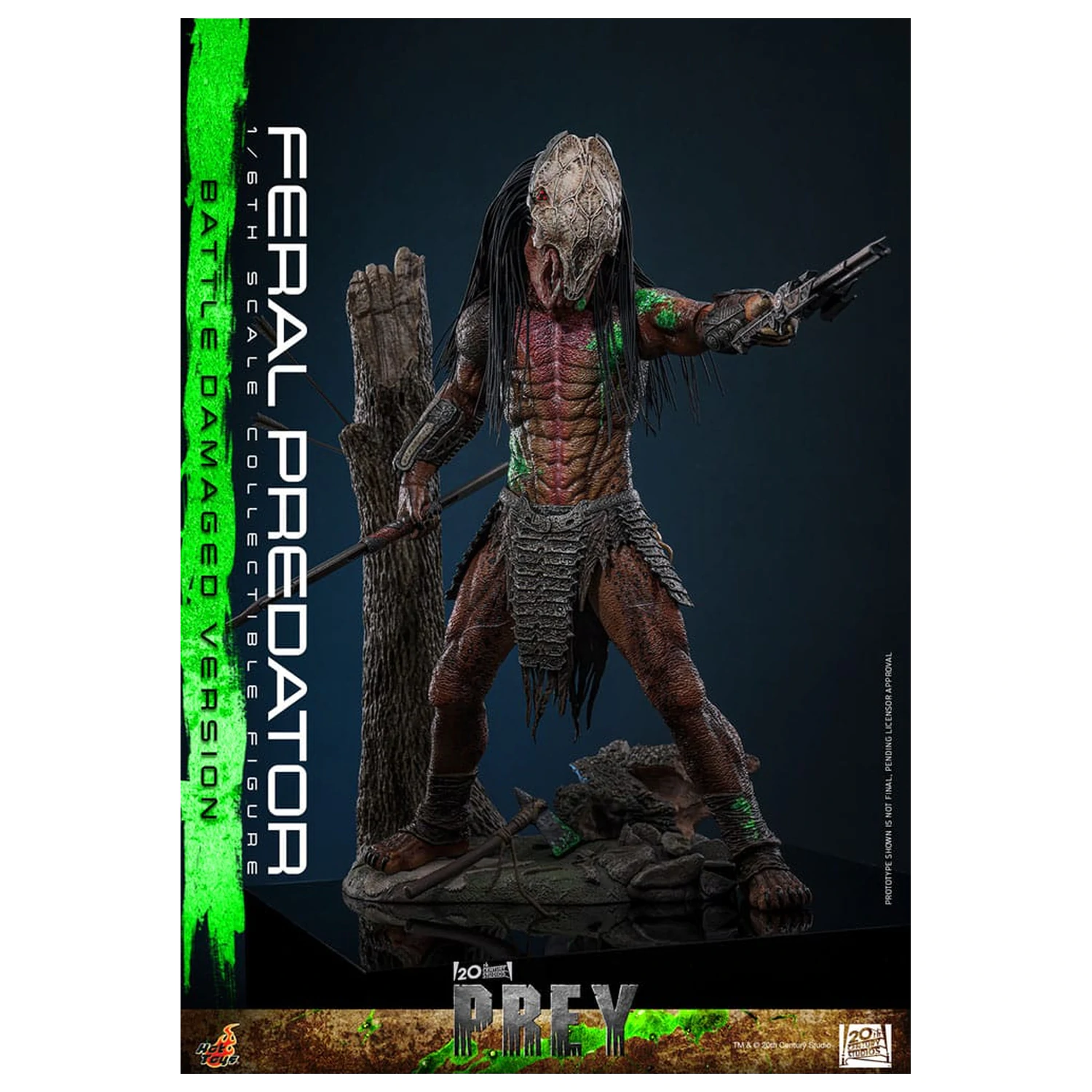 Prey akcijska figura 1/6 Feral Predator (oštećena u borbi verzija) 37 cm fotografija proizvoda