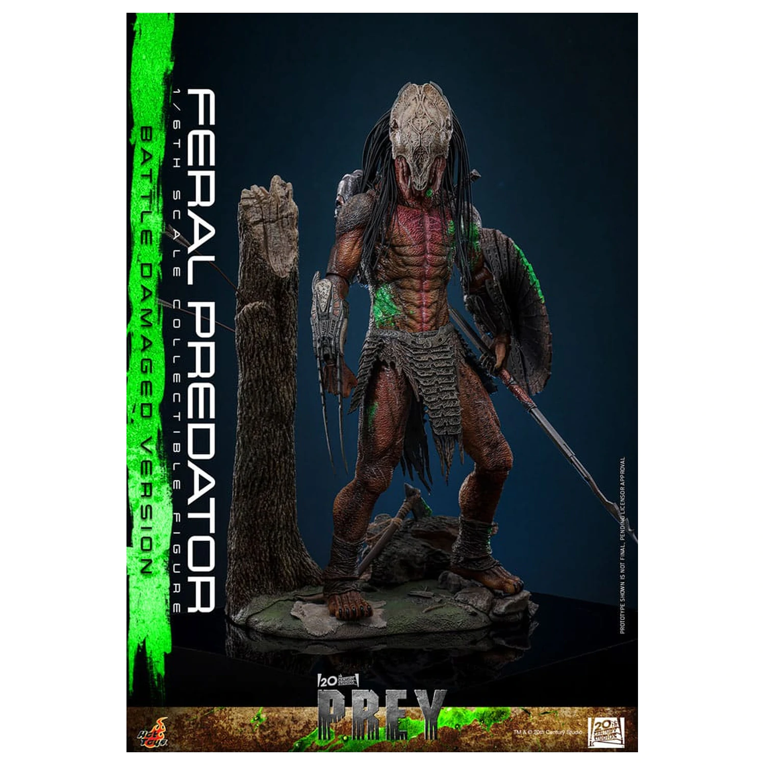 Prey akcijska figura 1/6 Feral Predator (oštećena u borbi verzija) 37 cm fotografija proizvoda