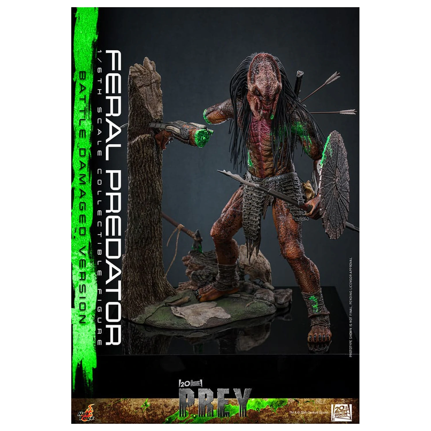 Prey akcijska figura 1/6 Feral Predator (oštećena u borbi verzija) 37 cm fotografija proizvoda