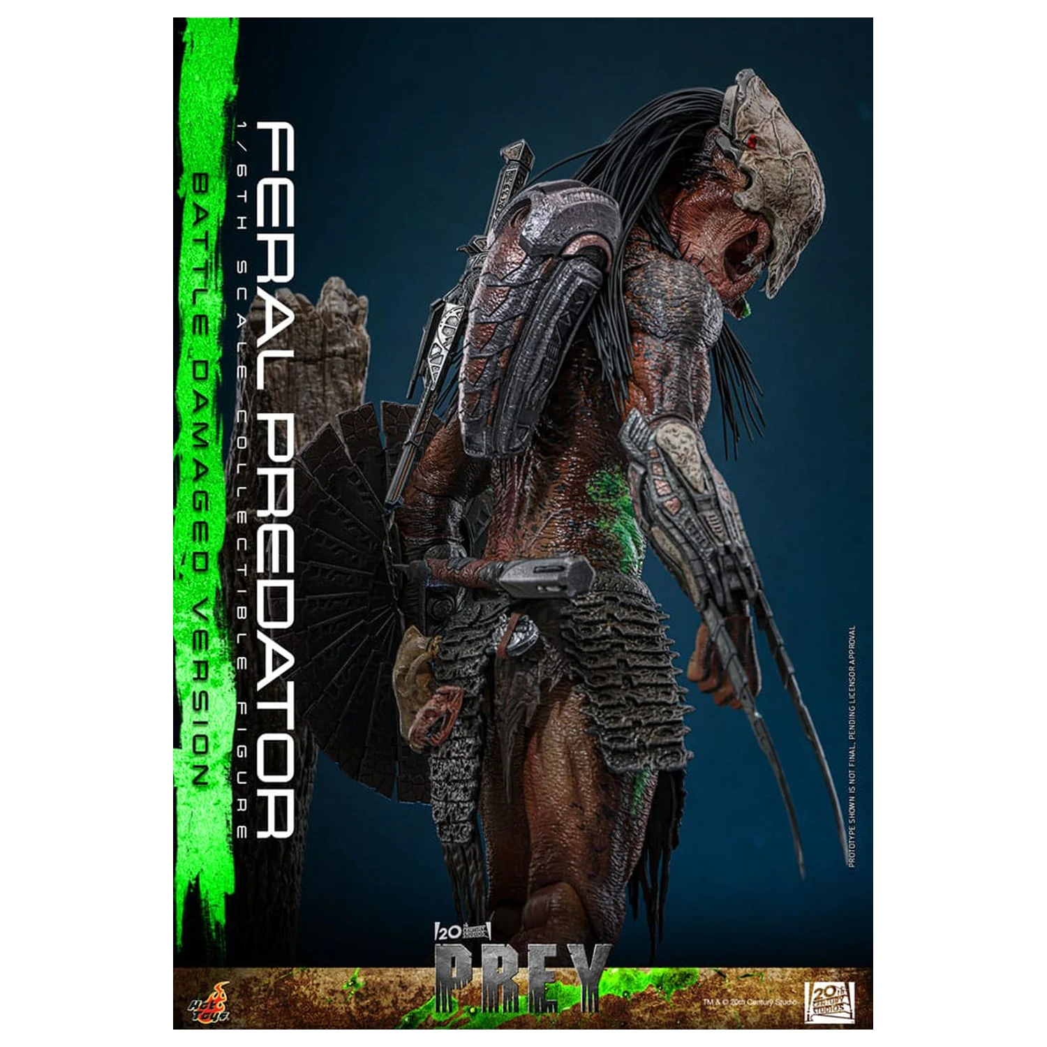Prey akcijska figura 1/6 Feral Predator (oštećena u borbi verzija) 37 cm fotografija proizvoda