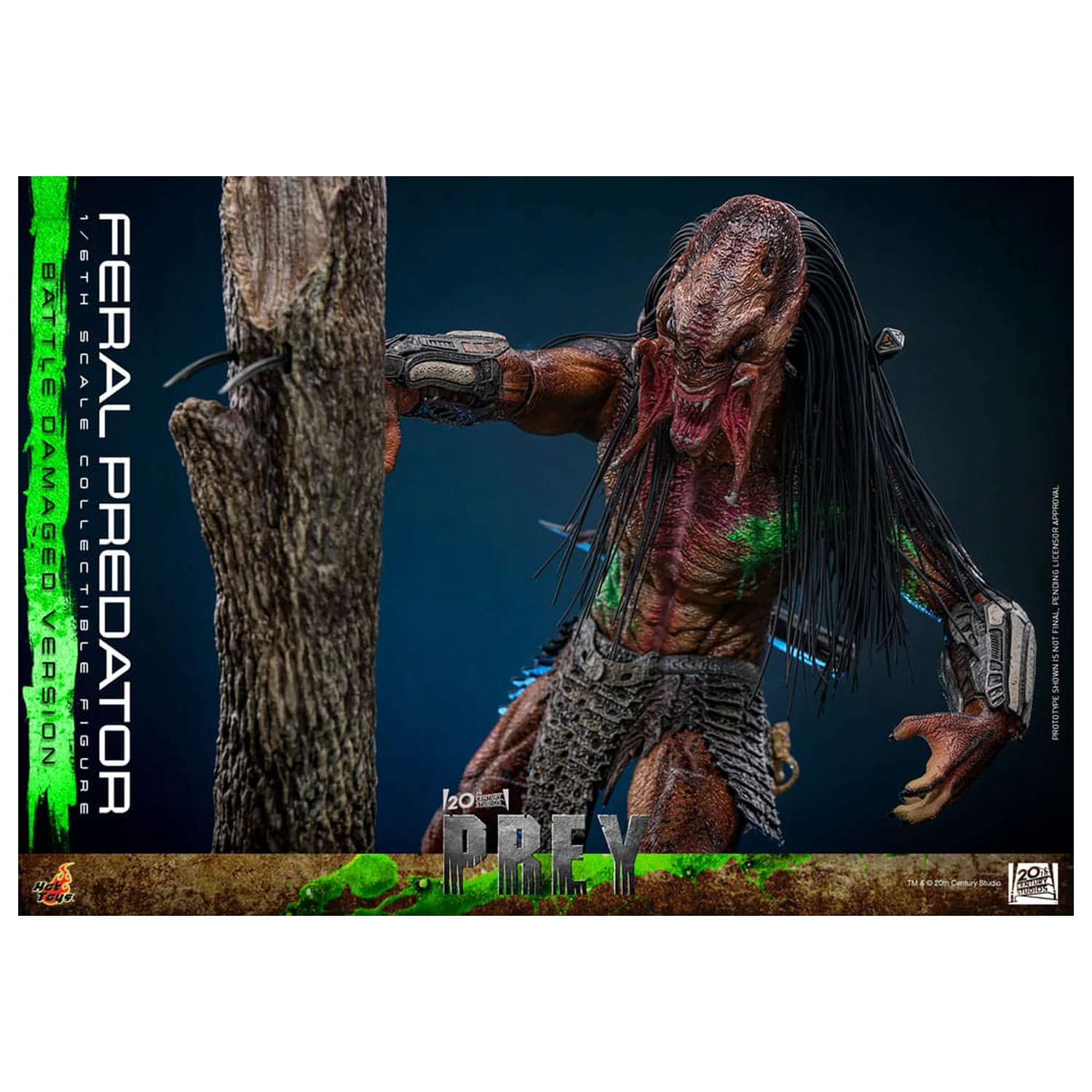 Prey akcijska figura 1/6 Feral Predator (oštećena u borbi verzija) 37 cm fotografija proizvoda