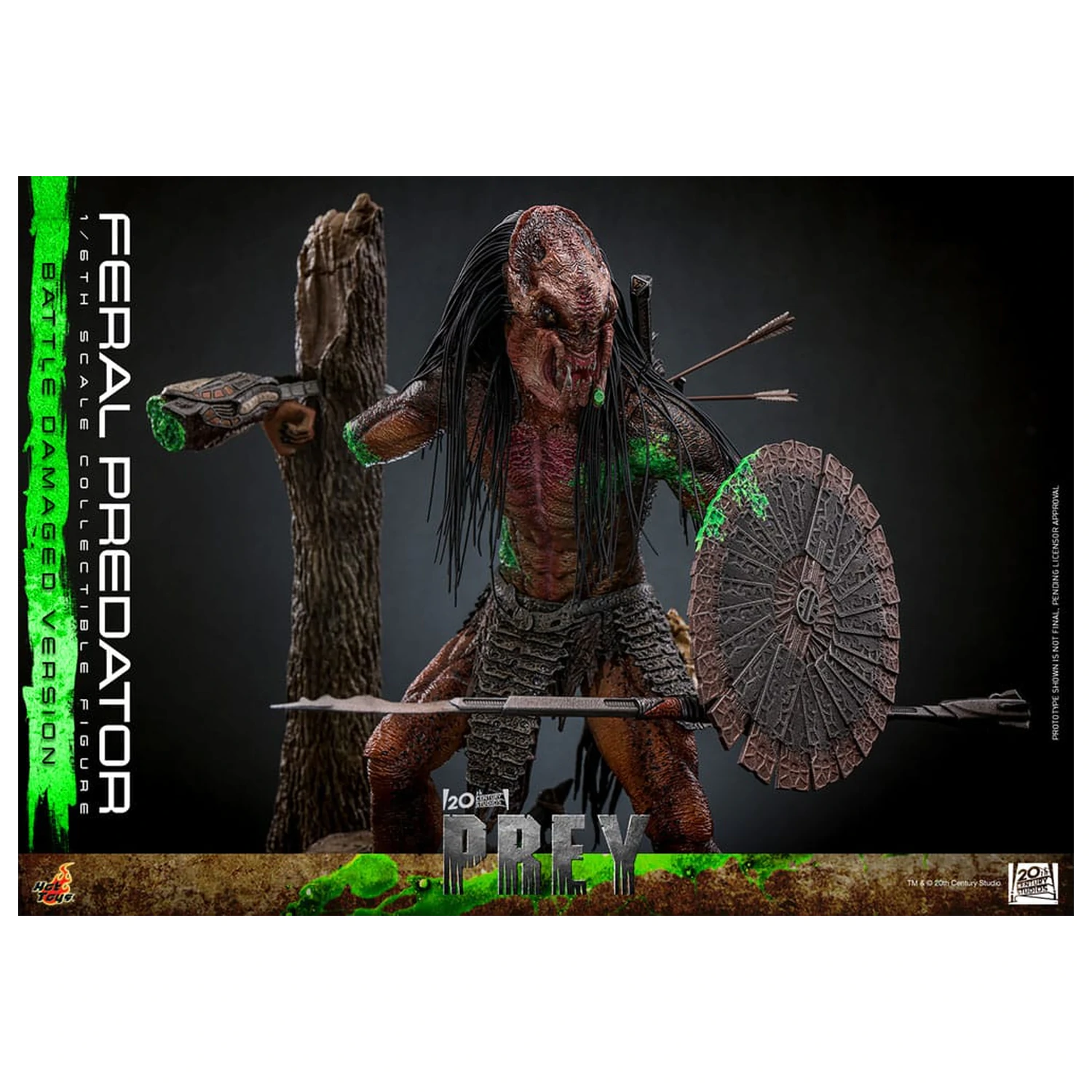 Prey akcijska figura 1/6 Feral Predator (oštećena u borbi verzija) 37 cm fotografija proizvoda