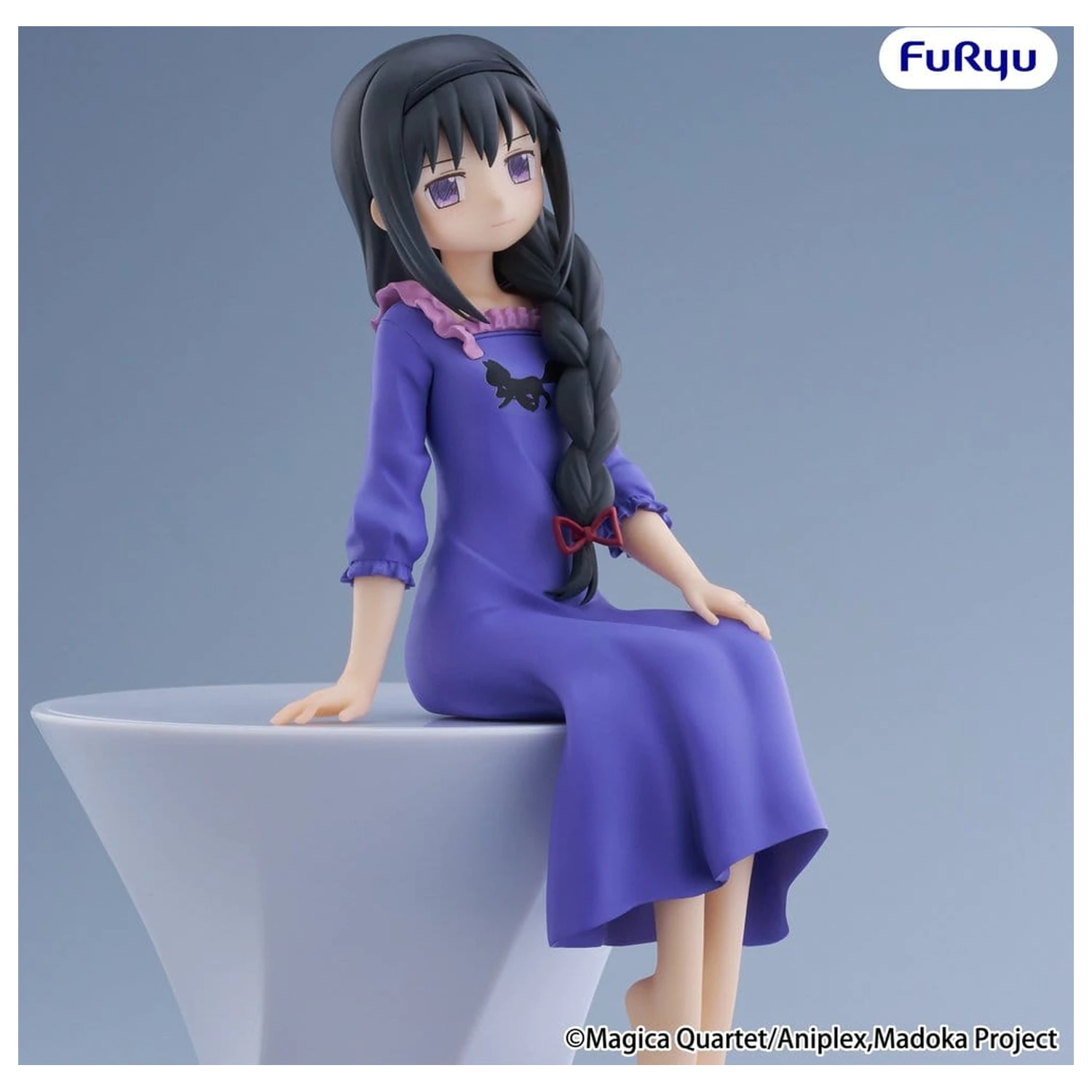 Puella Magi Madoka Magica PVC figura čep za zdjelicu za rezance -Homura Akemi- 15 cm fotografija proizvoda