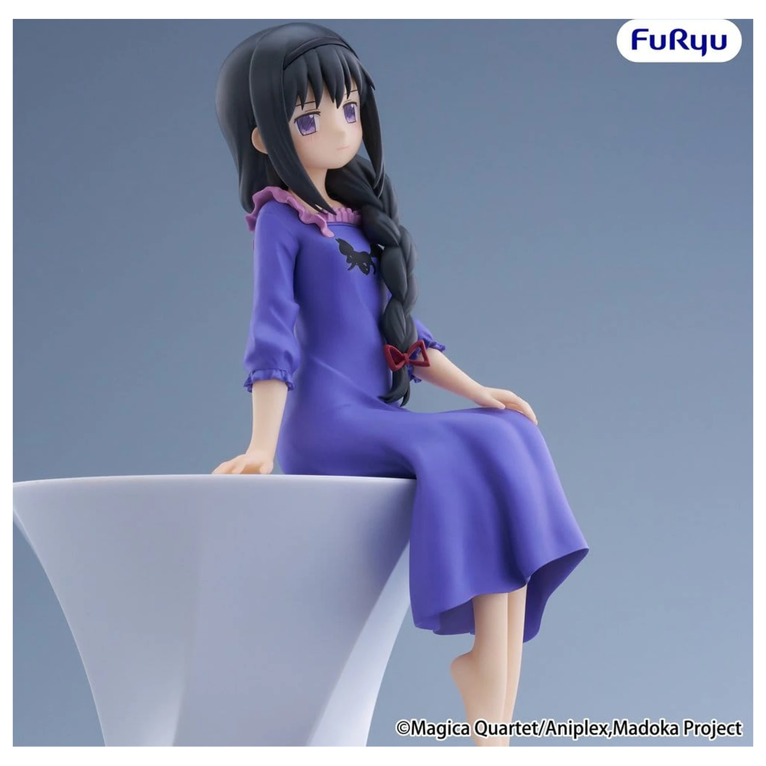 Puella Magi Madoka Magica PVC figura čep za zdjelicu za rezance -Homura Akemi- 15 cm fotografija proizvoda