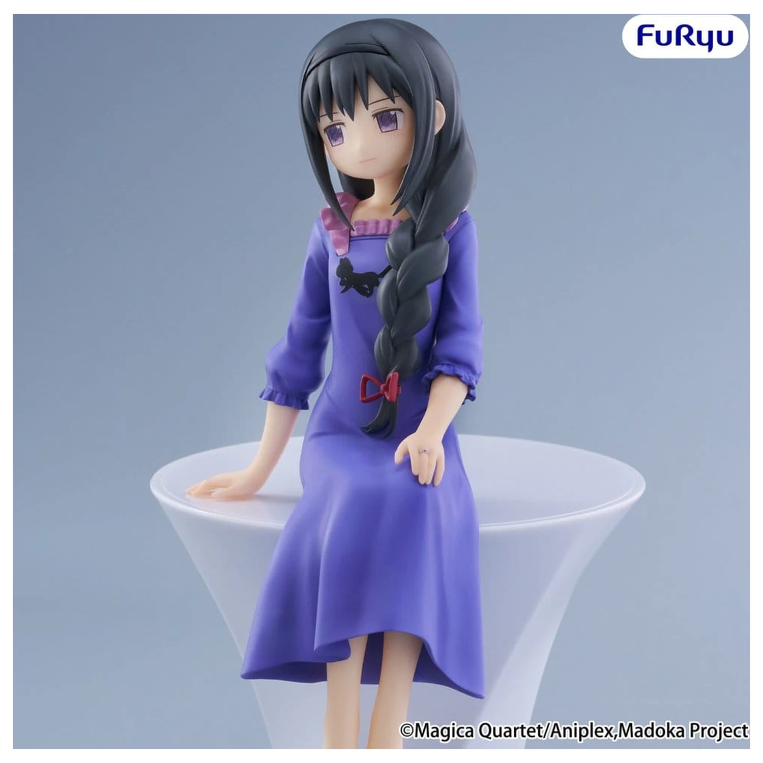 Puella Magi Madoka Magica PVC figura čep za zdjelicu za rezance -Homura Akemi- 15 cm fotografija proizvoda
