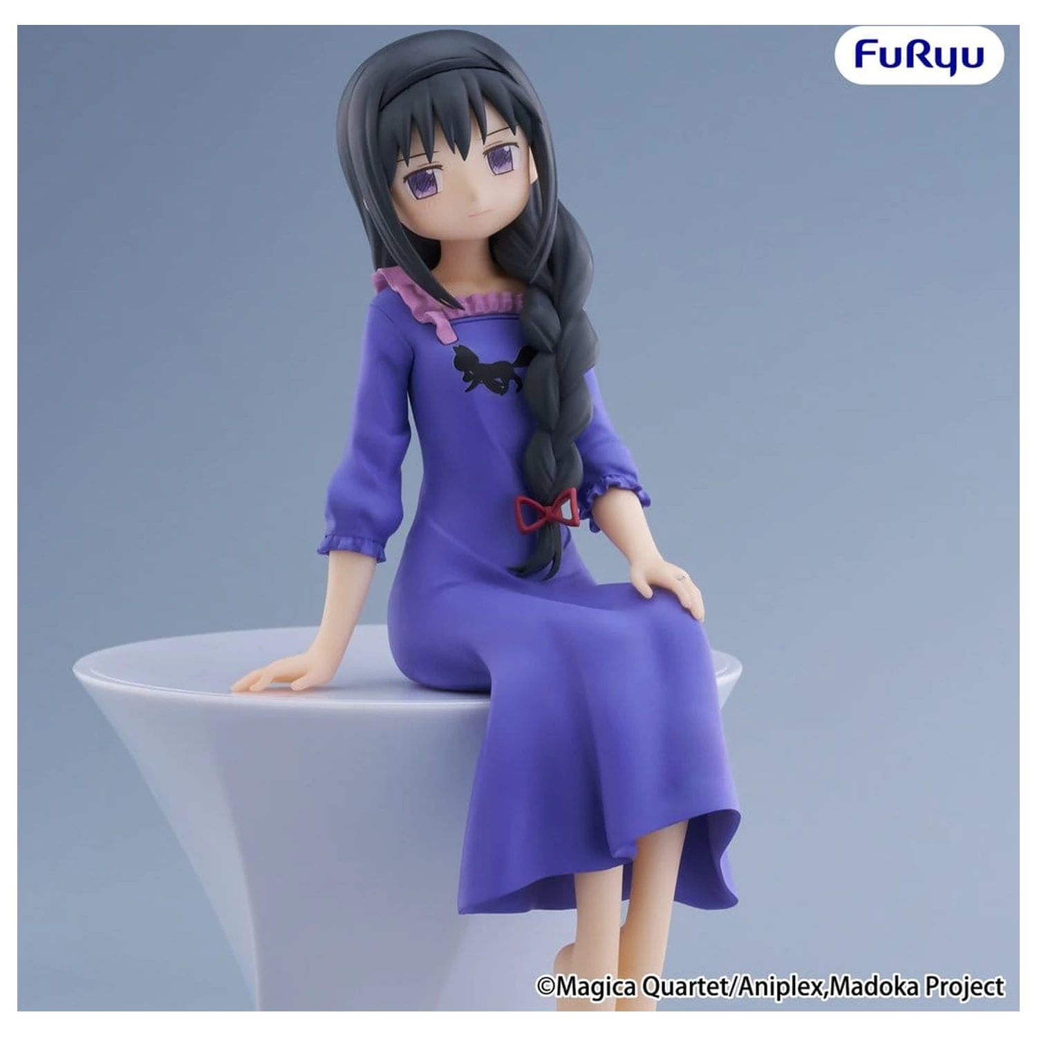 Puella Magi Madoka Magica PVC figura čep za zdjelicu za rezance -Homura Akemi- 15 cm fotografija proizvoda
