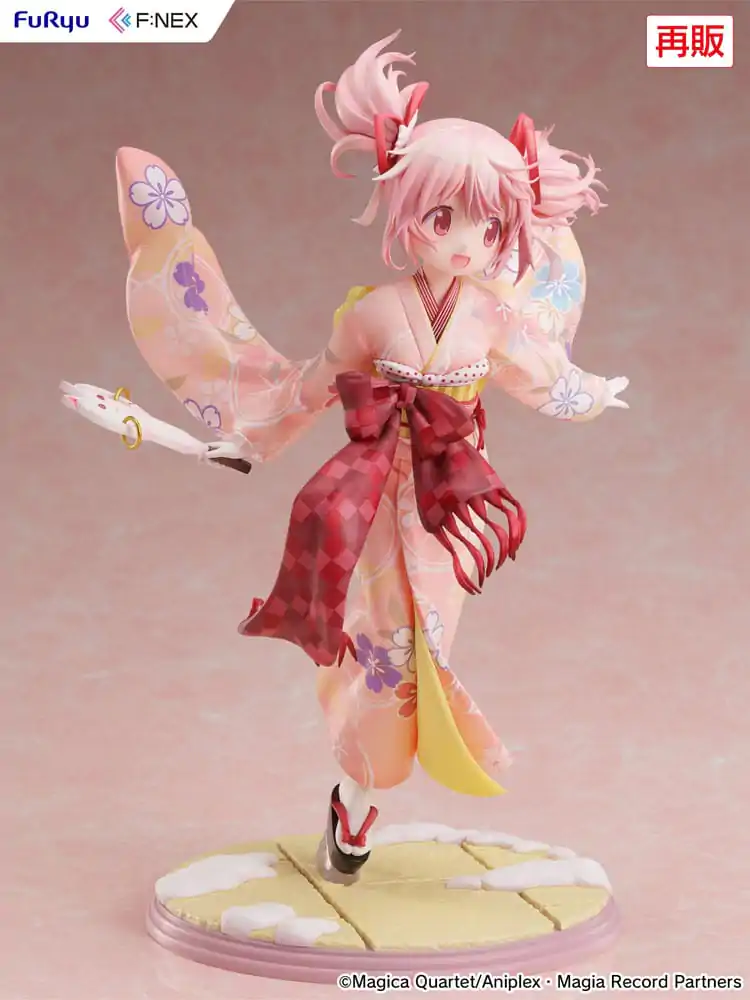 Puella Magi Madoka Magica Side Story Magia Record PVC figura 1/7 Madoka Kaname Kimono verzija 22 cm fotografija proizvoda