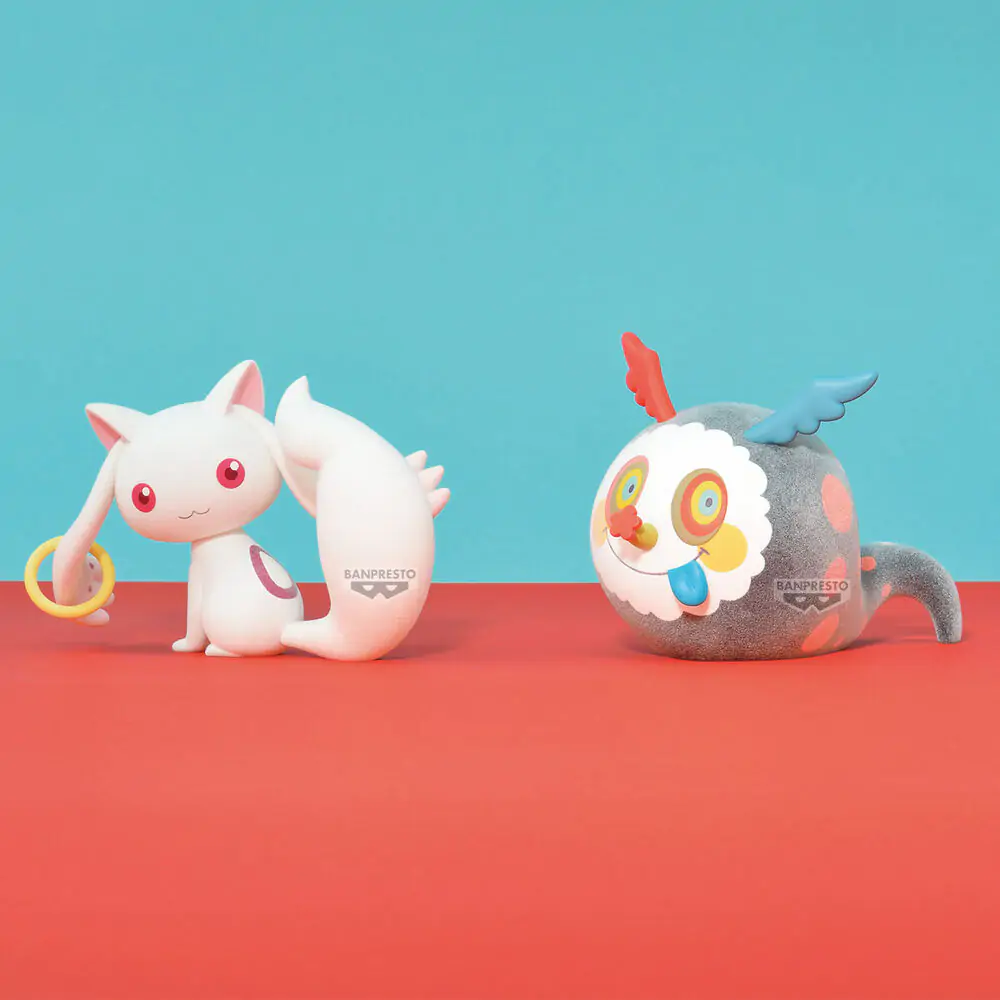 Puella Magi Madoka Magica The Movie Rebellion Kyubey Fluffy Puffy figura 12 cm fotografija proizvoda