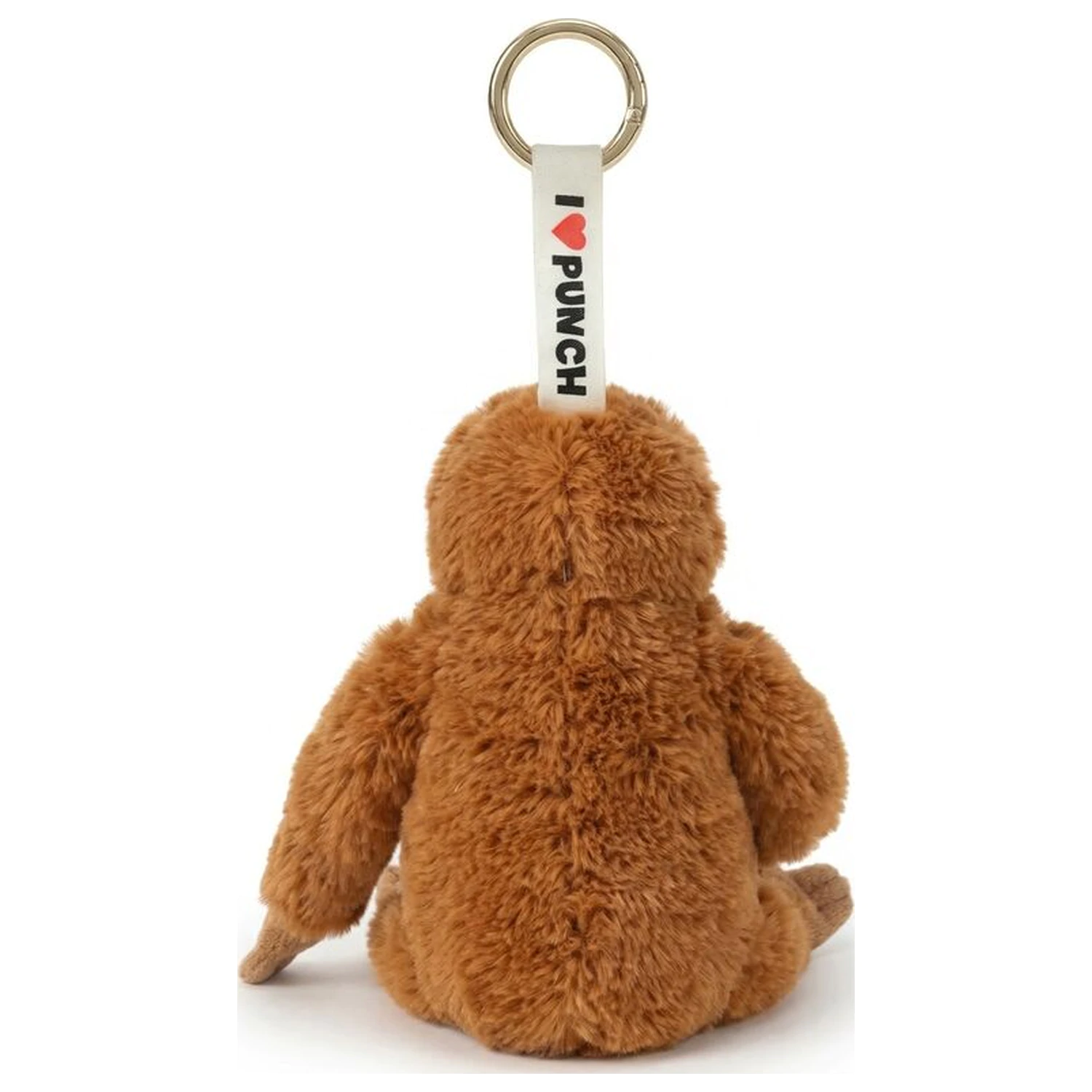 Punch monkey plišani privjesak za ključeve 15 cm fotografija proizvoda