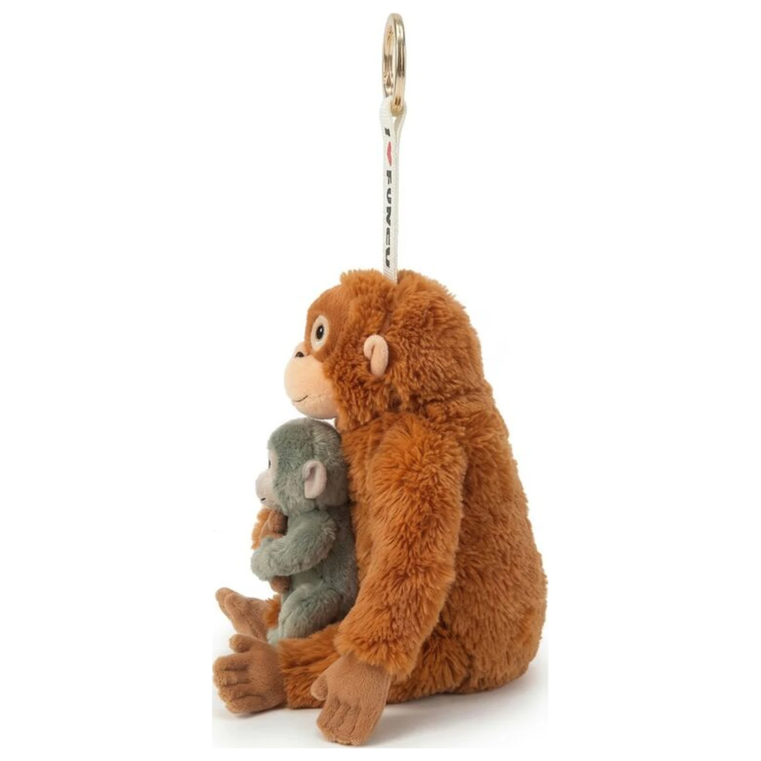 Punch monkey plišani privjesak za ključeve 15 cm fotografija proizvoda