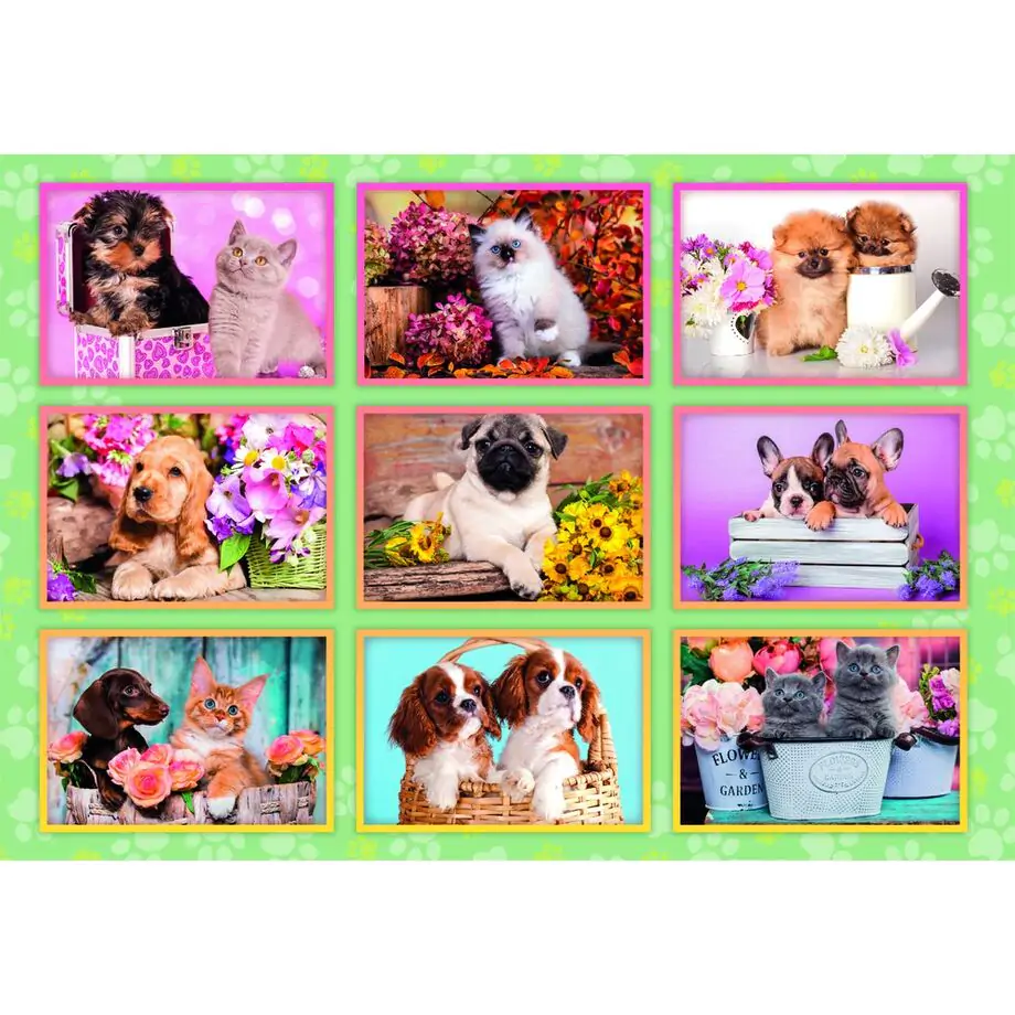 Puppies Collage super puzzle 180 komada fotografija proizvoda