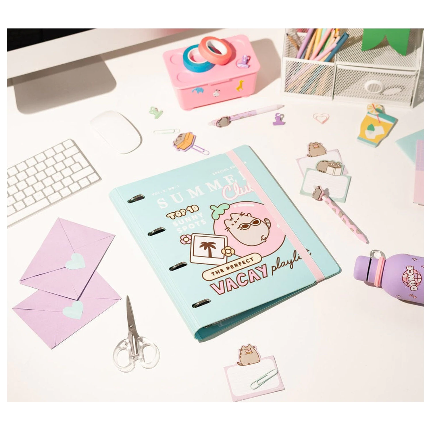 Pusheen registrator s 4 prstena fotografija proizvoda