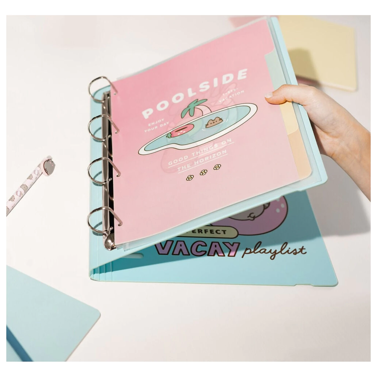 Pusheen registrator s 4 prstena fotografija proizvoda