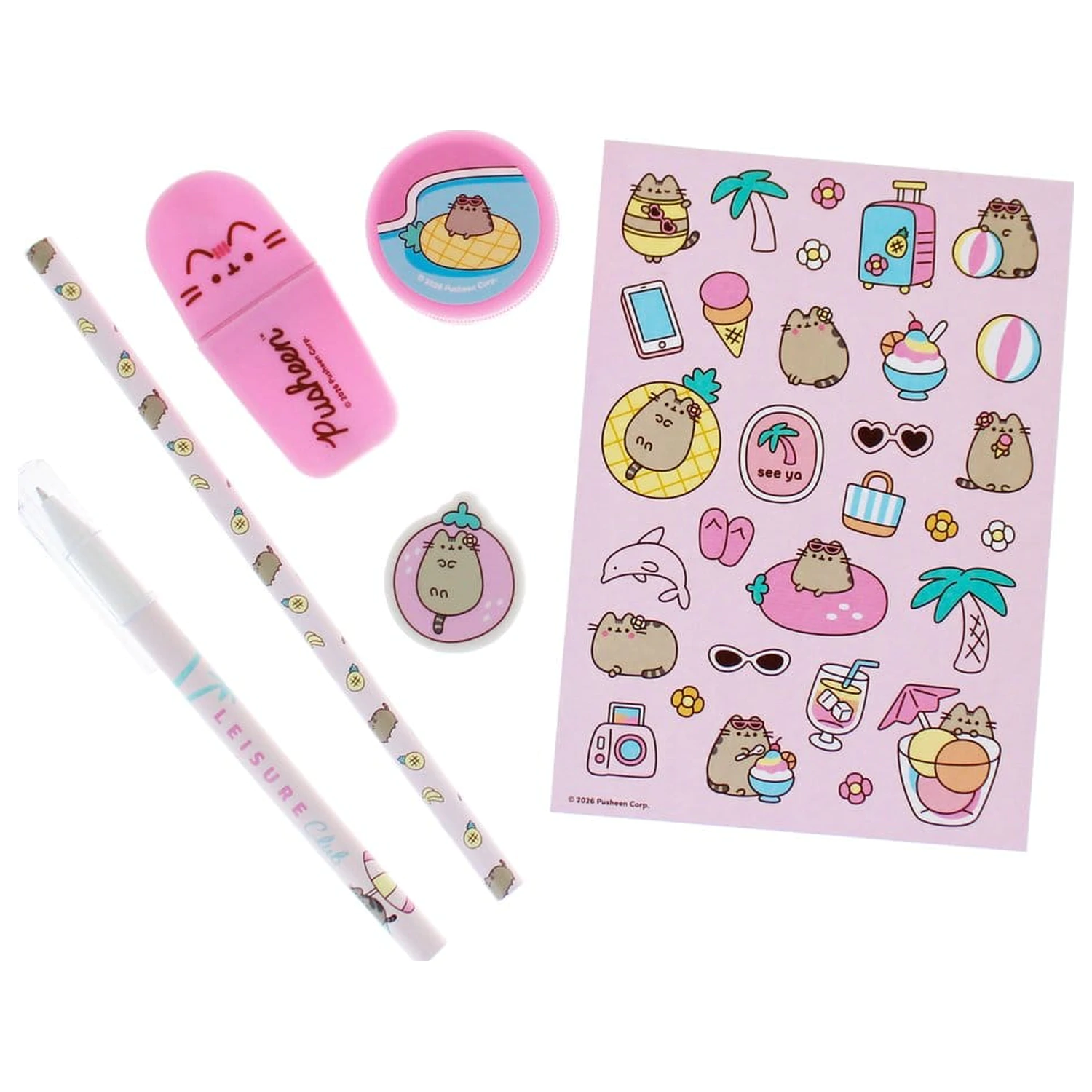 Pusheen set pribora za pisanje od 7 dijelova fotografija proizvoda